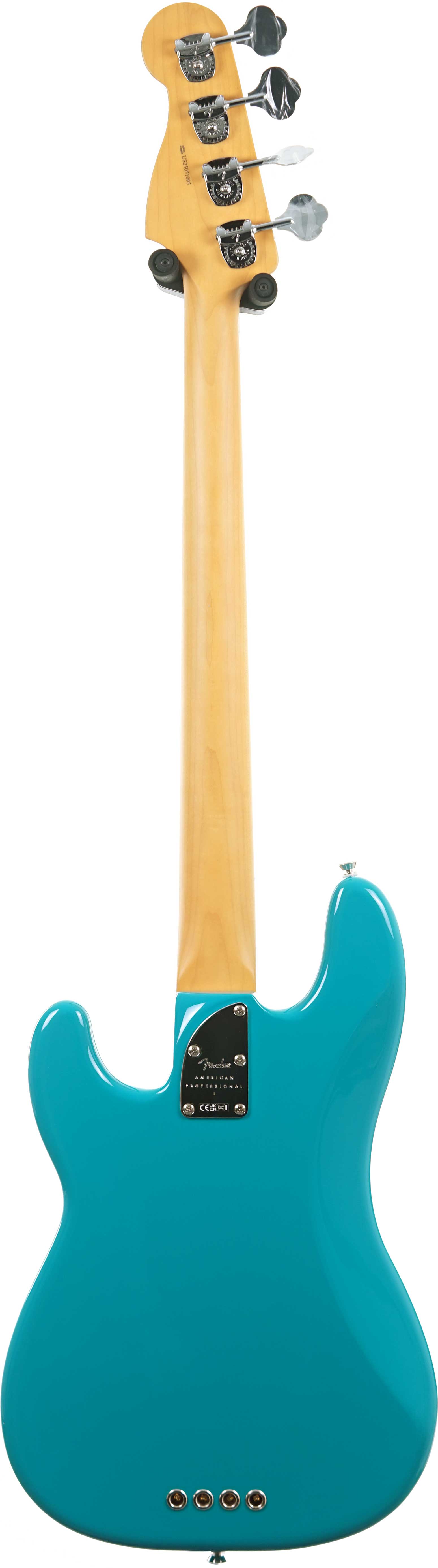 GUITARGUITAR Fender American Professional II Precision Bass Miami Blue Maple Fingerboard #US25051095