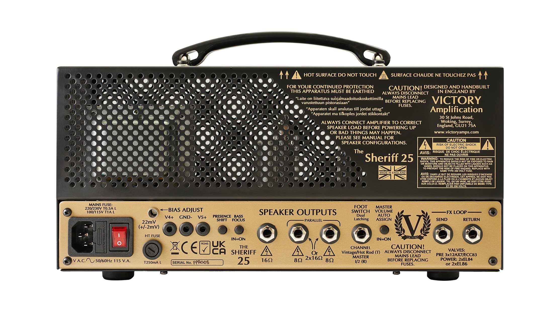 GUITARGUITAR Victory Amps Sheriff 25H Valve Amp Head