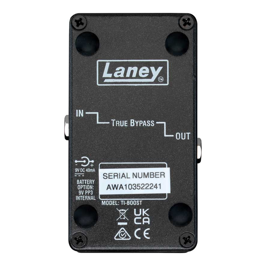 GUITARGUITAR Laney Black Country Customs TI-Boost Tony Iommi Signature Boost Pedal