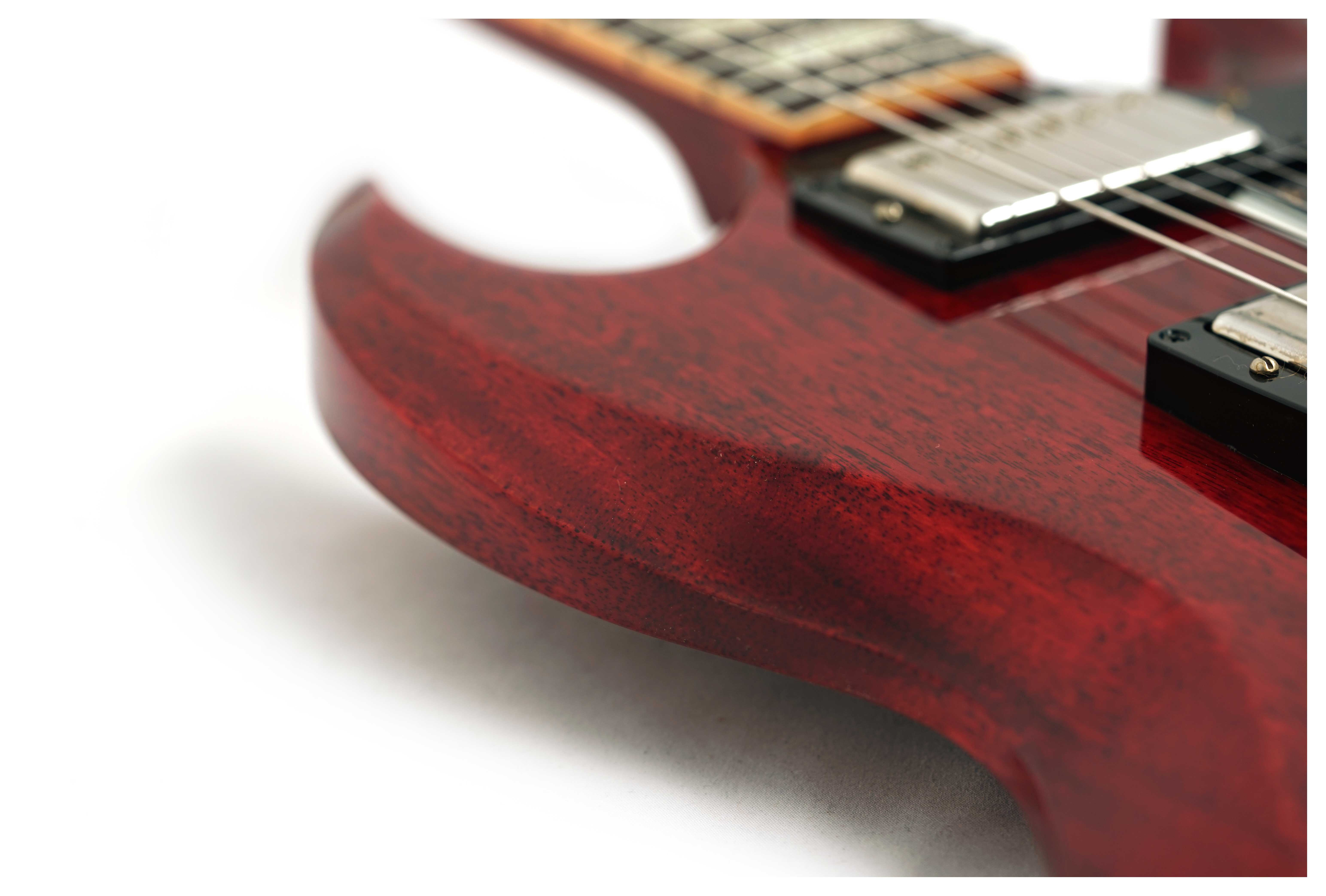 GUITARGUITAR Gibson Custom Shop 61 SG Standard Cherry Red B5 Bigsby VOS NH #504131