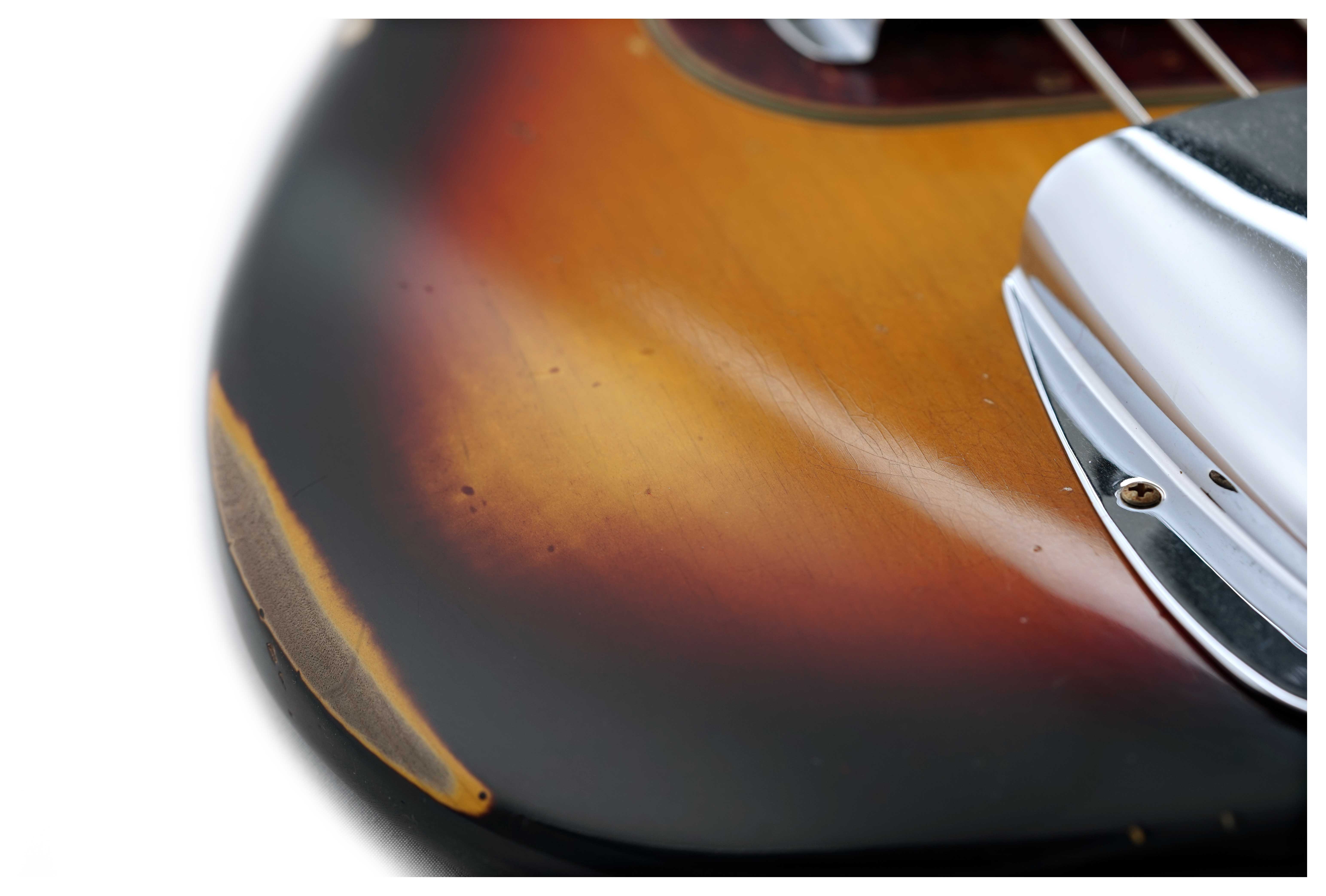 GUITARGUITAR Fender Custom Shop 62 Jazz Bass Relic 3-Color Sunburst #CZ572525