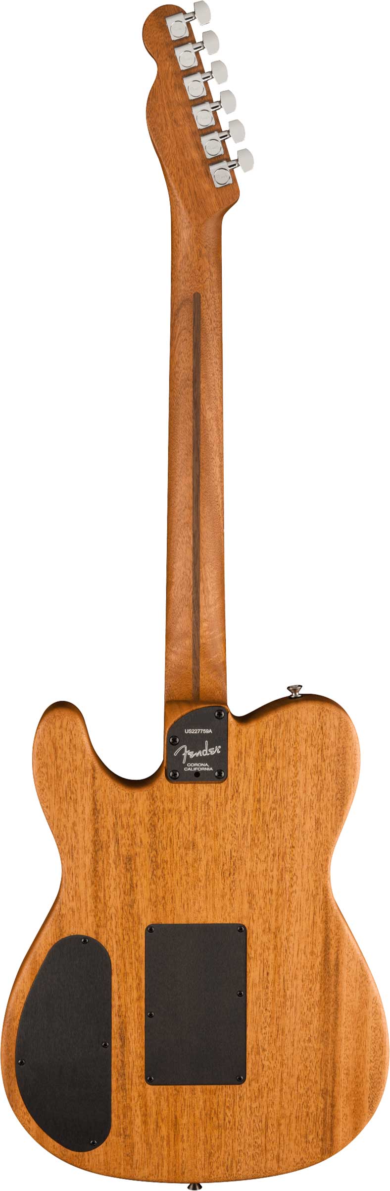 GUITARGUITAR Fender American Acoustasonic Telecaster All-Mahogany Ebony Fingerboard Bourbon Burst