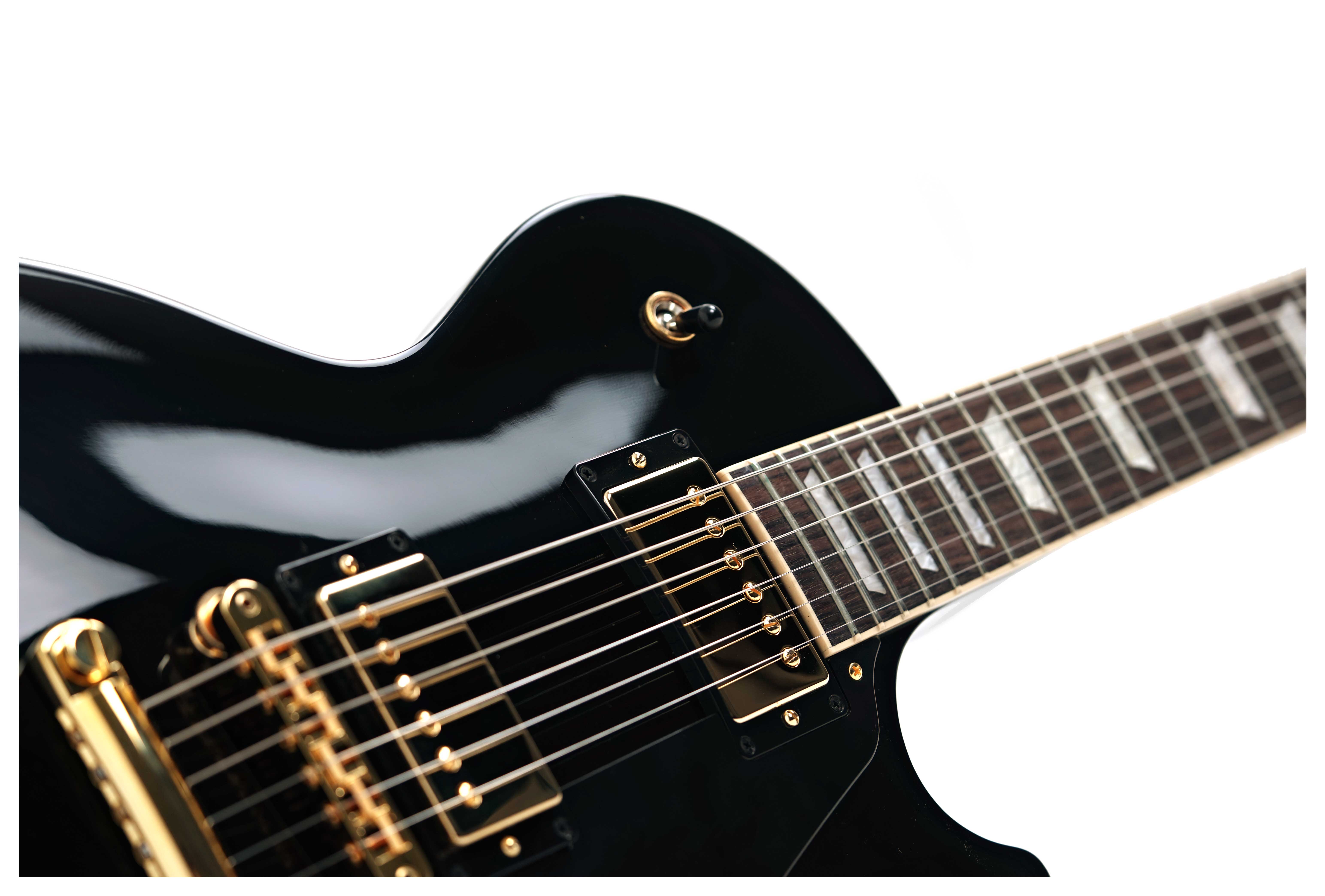 GUITARGUITAR Gibson Les Paul Studio Ebony Gold Hardware #203450190