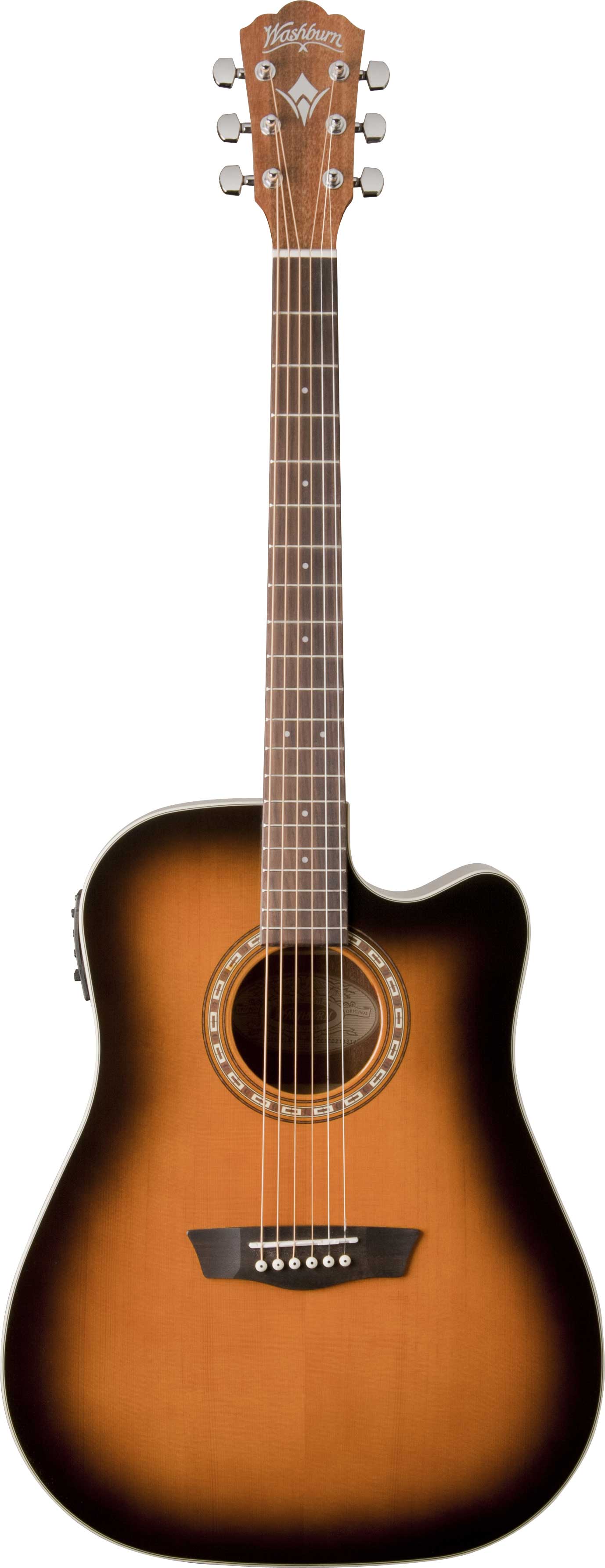 GUITARGUITAR Washburn WD7SCE Tobacco Sunburst