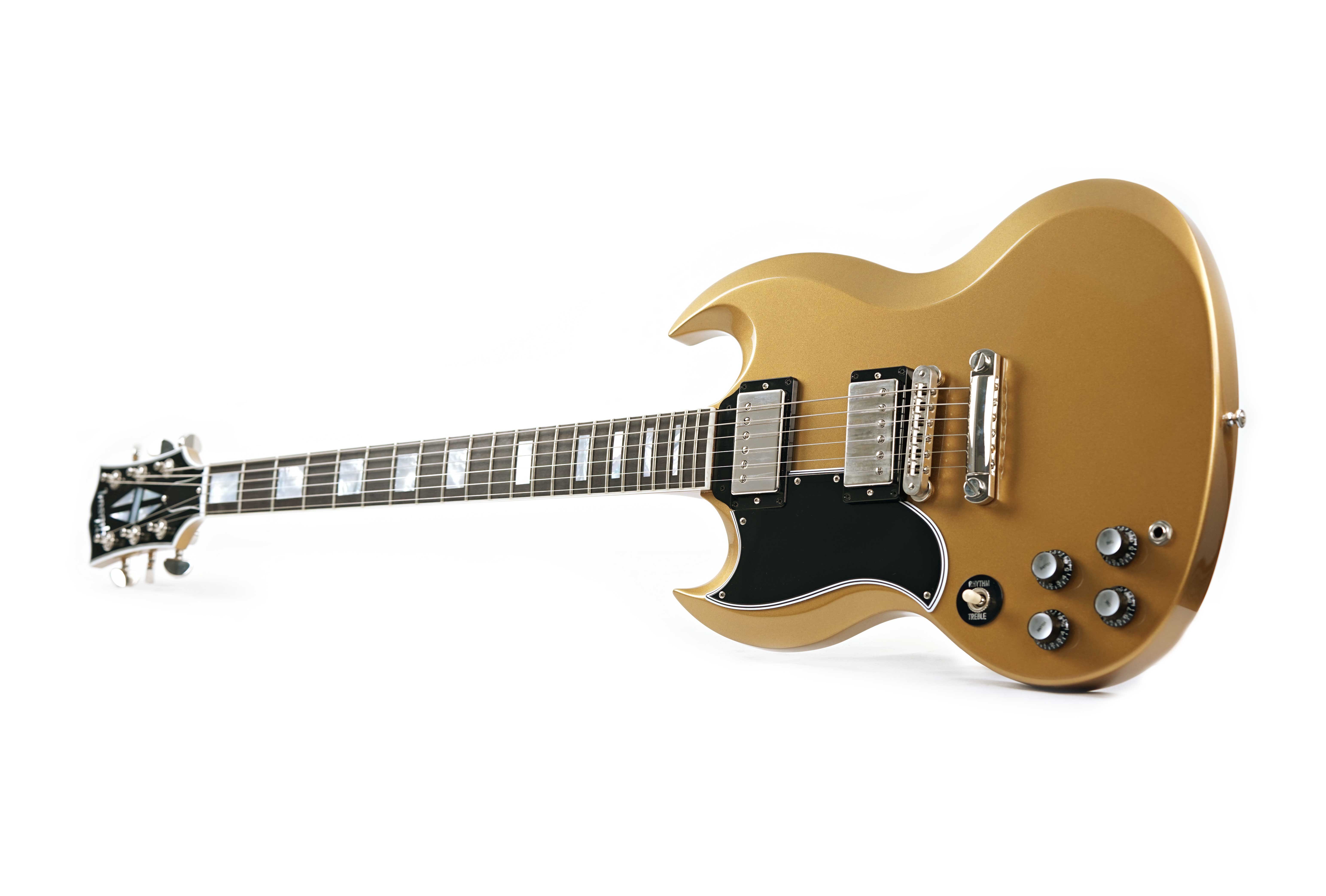 GUITARGUITAR Gibson Custom Shop SG Custom Left Hand All Gold Gloss (Nearly New) #CS301713