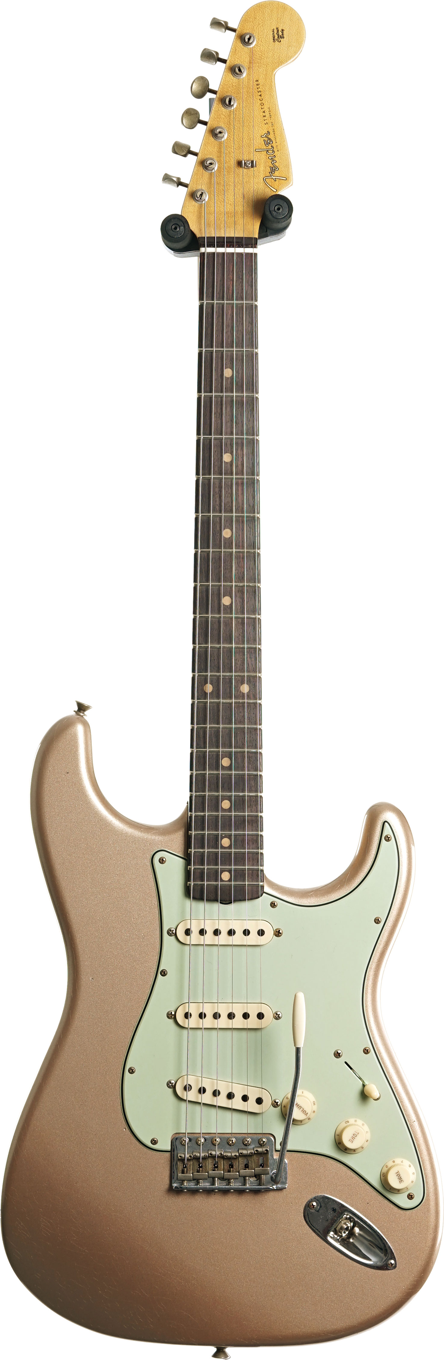 GUITARGUITAR Fender Custom Shop 1959 Stratocaster Journeyman Relic Super Faded Aged Firemist Gold #CZ581728