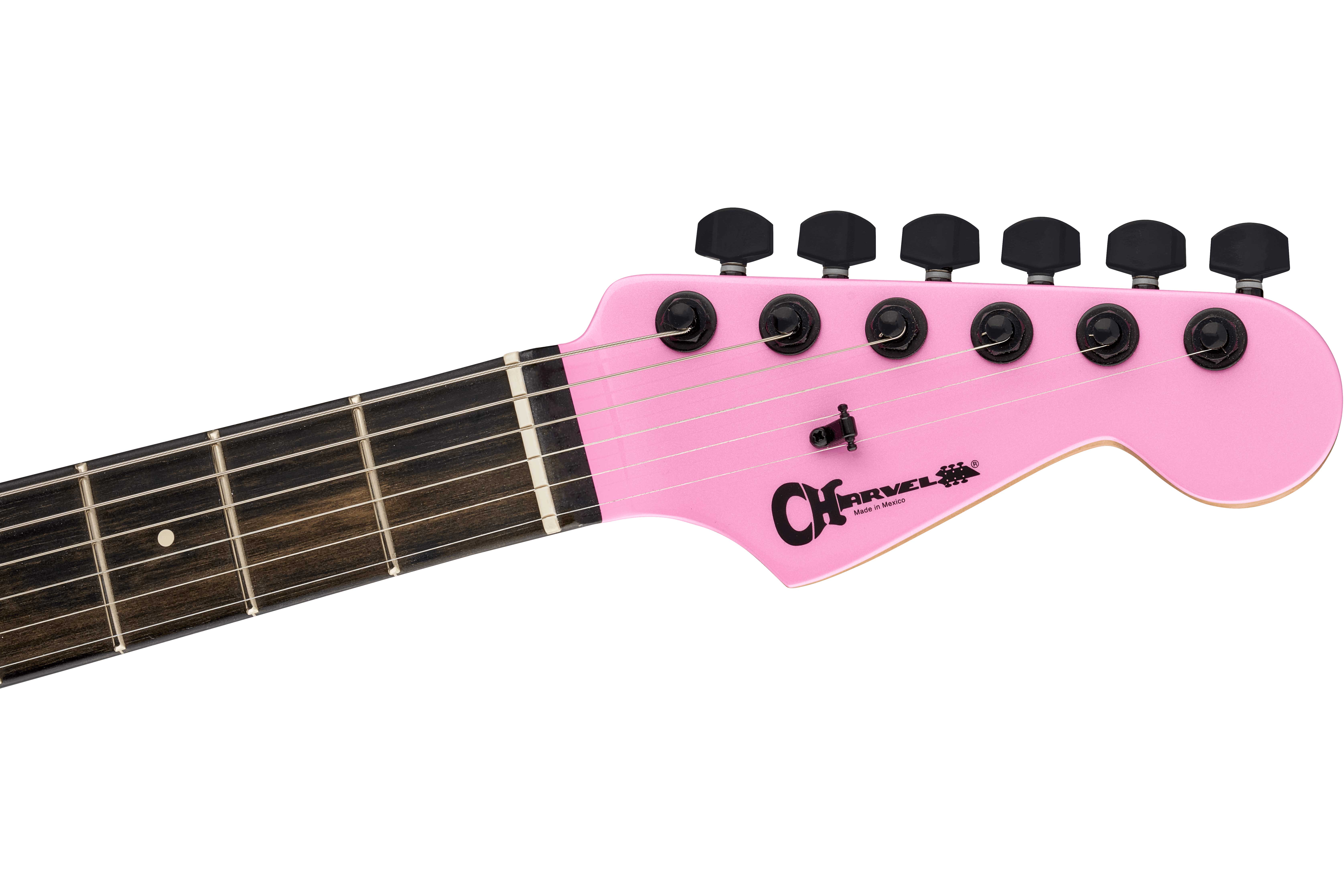GUITARGUITAR Charvel Pro Mod Plus SRS San Dimas 1 HH HT Platinum Pink Ebony Fingerboard