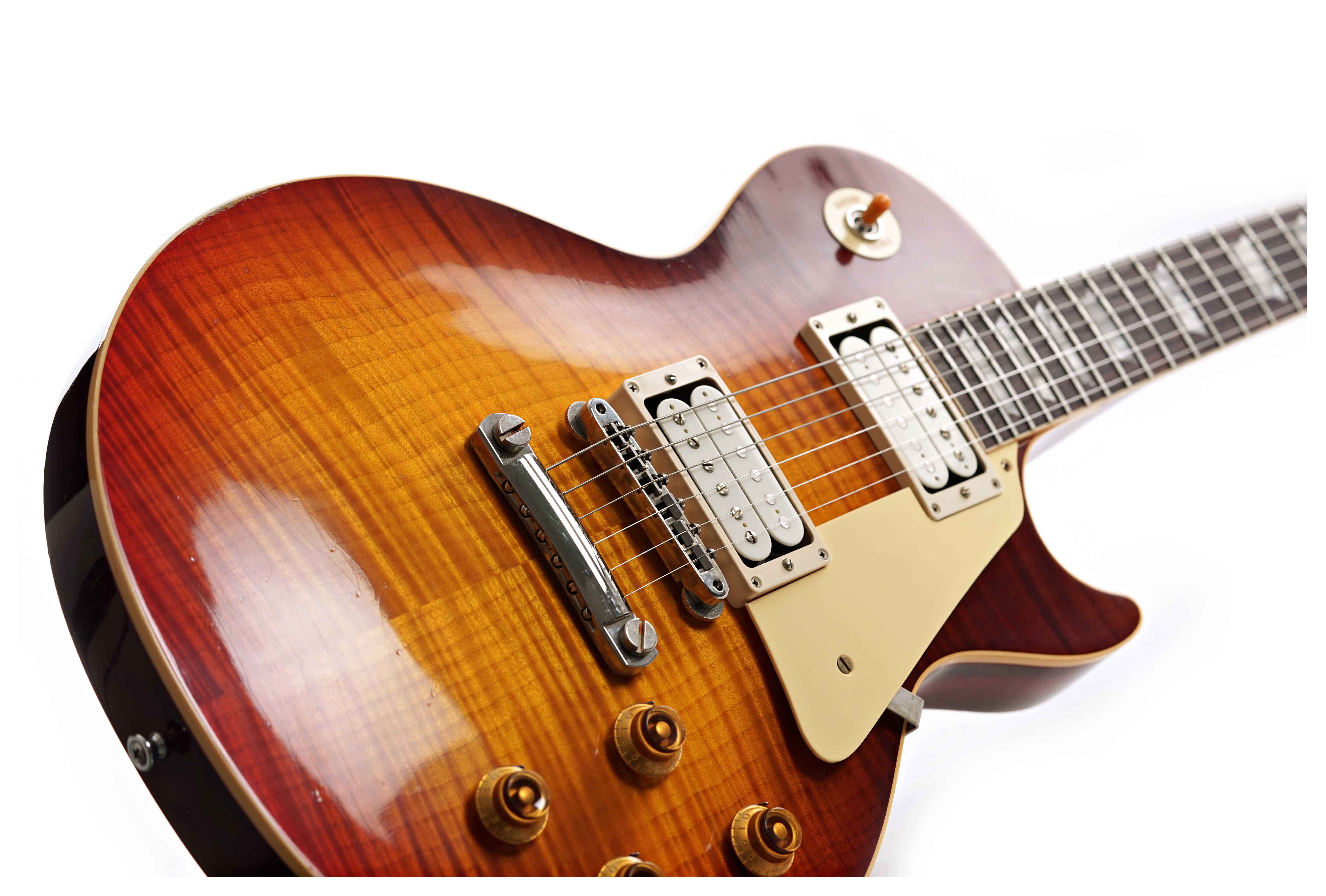 GUITARGUITAR Gibson Custom Shop Made 2 Measure 1959 Les Paul Standard Double White Royal Teaburst Murphy Lab Light Aged #943536