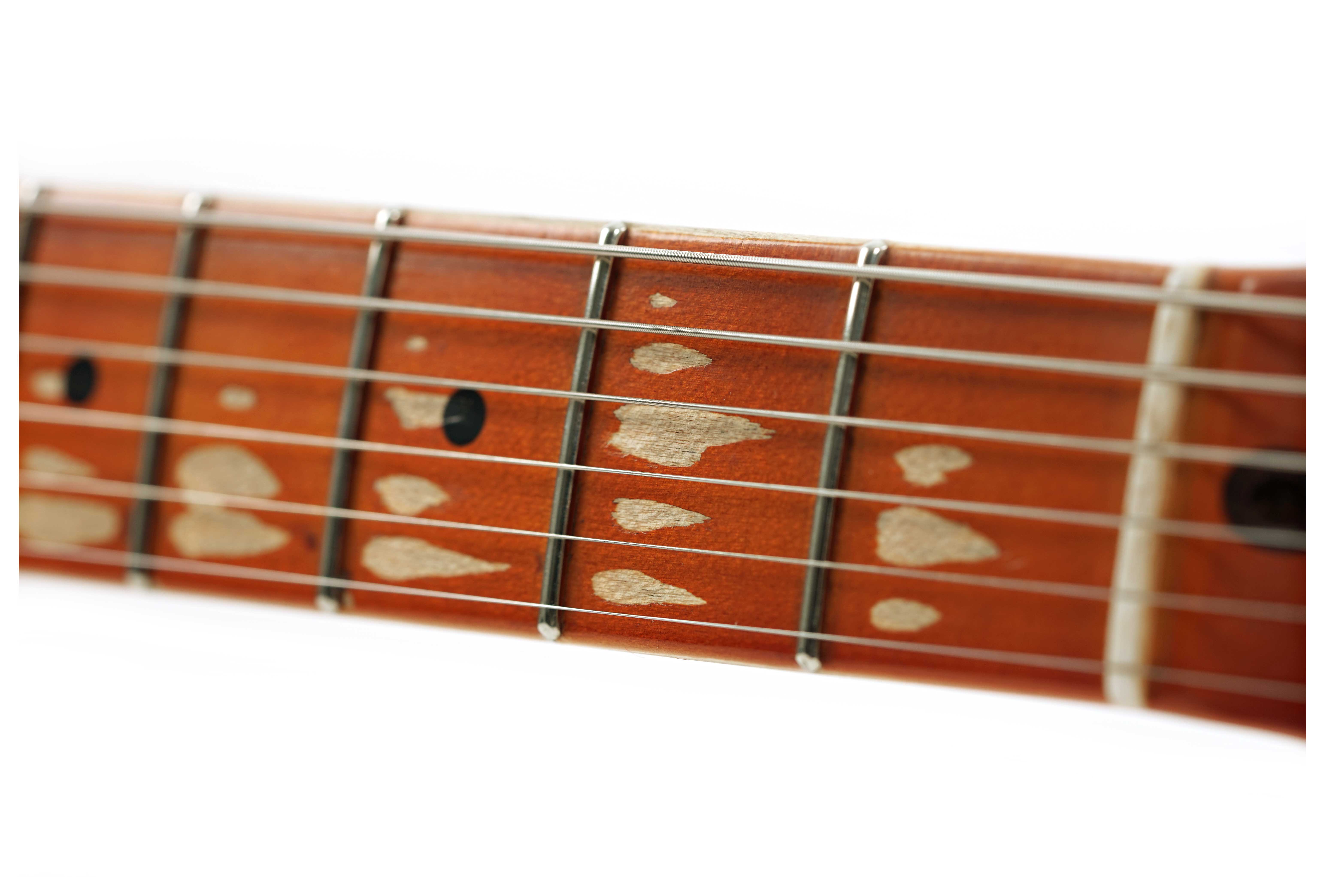 GUITARGUITAR Fender Custom Shop 1956 Stratocaster Journeyman Relic Transparent 3 Tone Sunburst Masterbuilt by Levi Perry #CZ565540