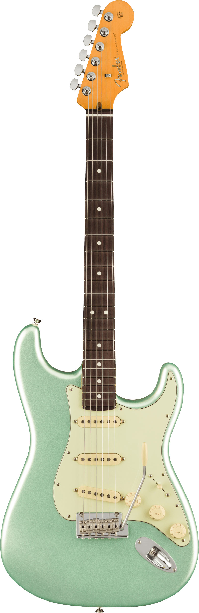 GUITARGUITAR Fender American Professional II Stratocaster Mystic Surf Green Rosewood Fingerboard