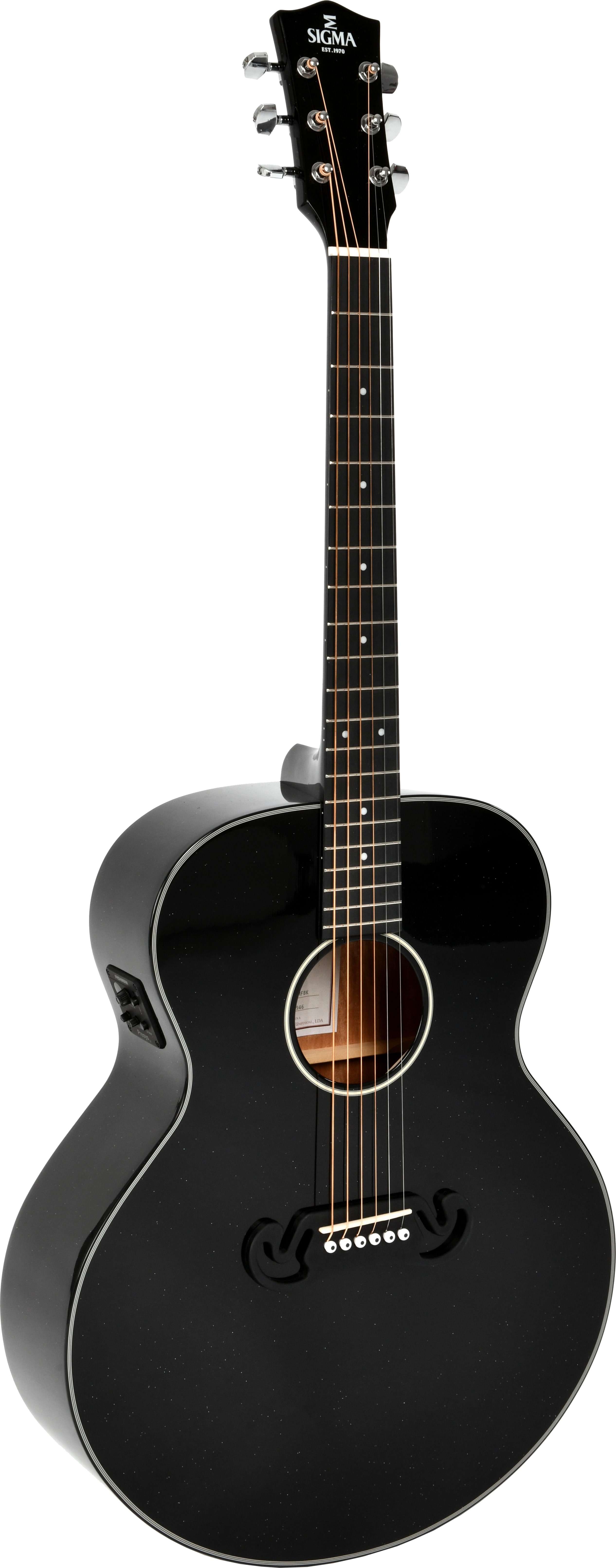 GUITARGUITAR Sigma GJM-1E Metallic Flake Black