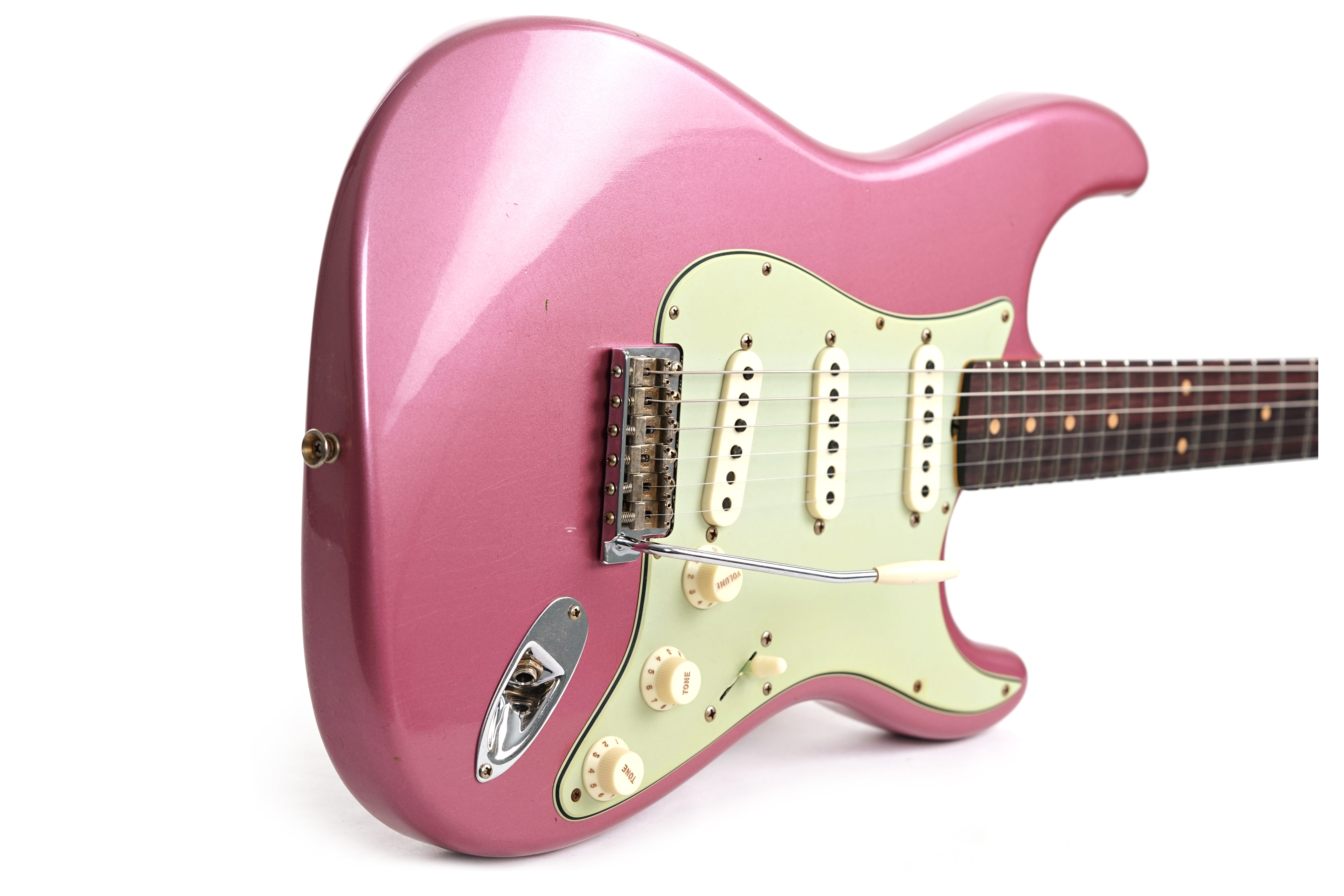 GUITARGUITAR Fender Custom Shop 1959 Collection Stratocaster Journeyman Relic Burgundy Mist Metallic Rosewood Fingerboard #CZ586983