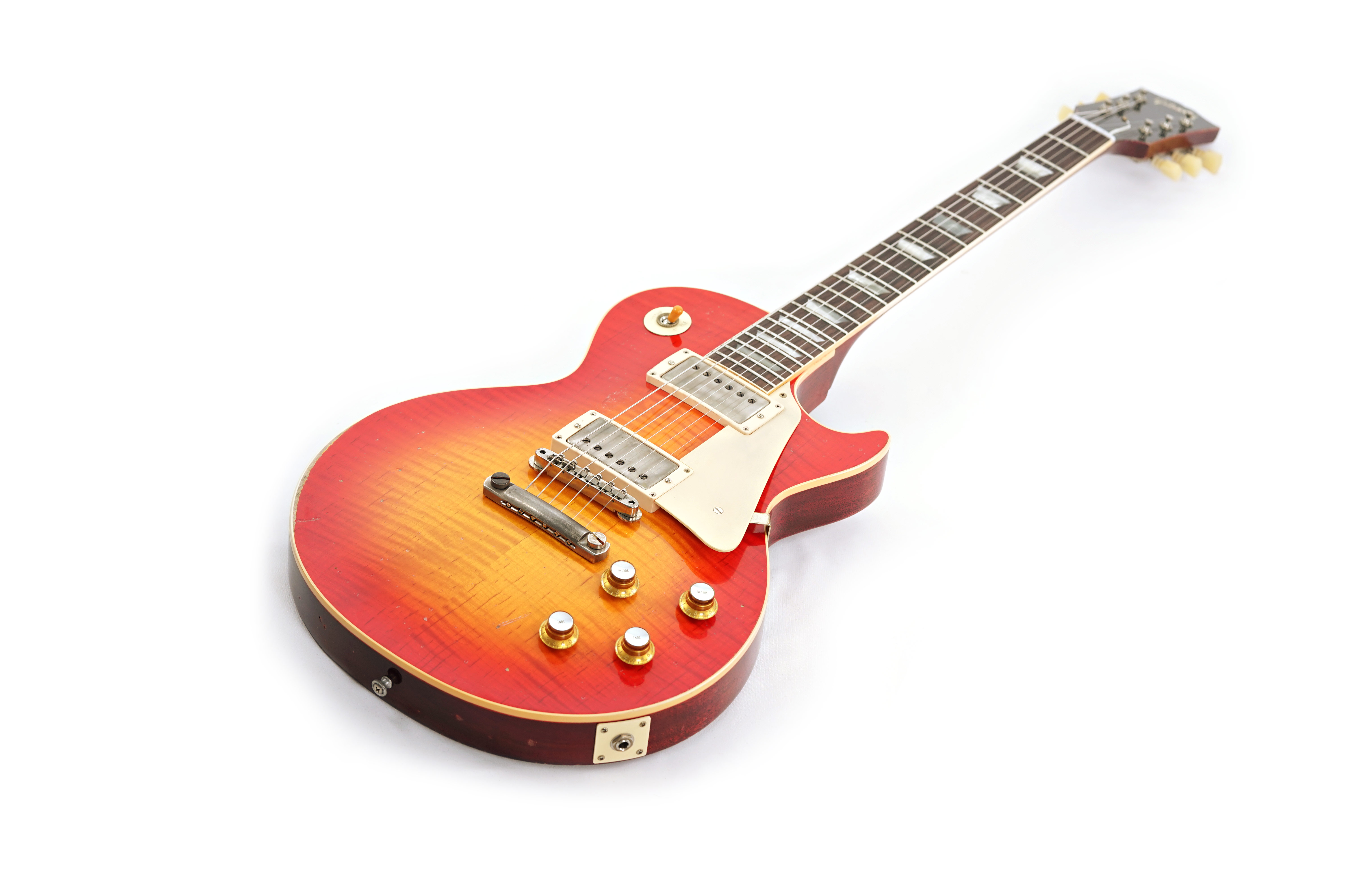 GUITARGUITAR Gibson Custom Shop 60s Les Paul Standard M2M Tomato Soup Burst Murphy Lab Heavy Aged #04327