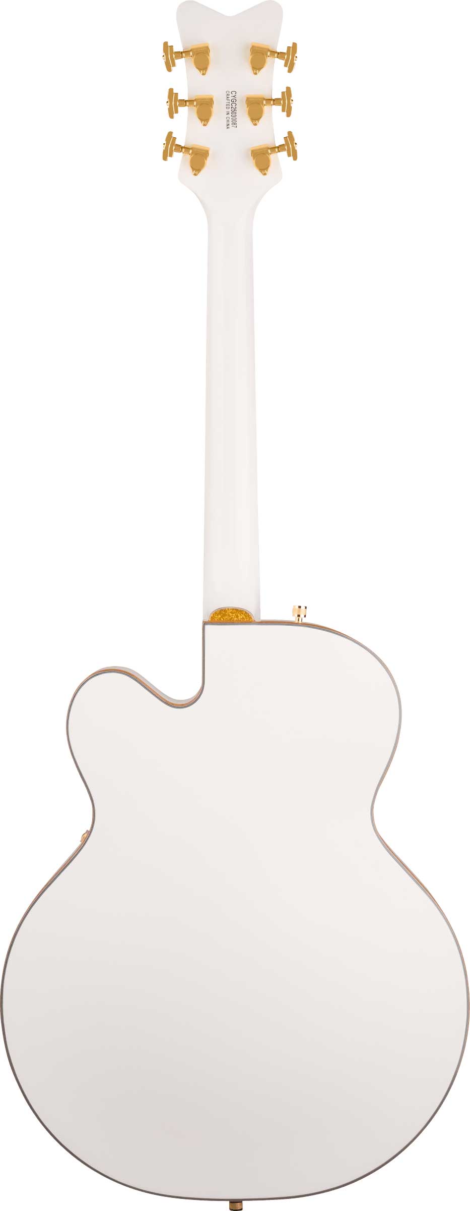 GUITARGUITAR Gretsch Synchromatic Falcon Hollow Body Single-Cut with Bigsby Ebony Fingerboard Snowcrest White