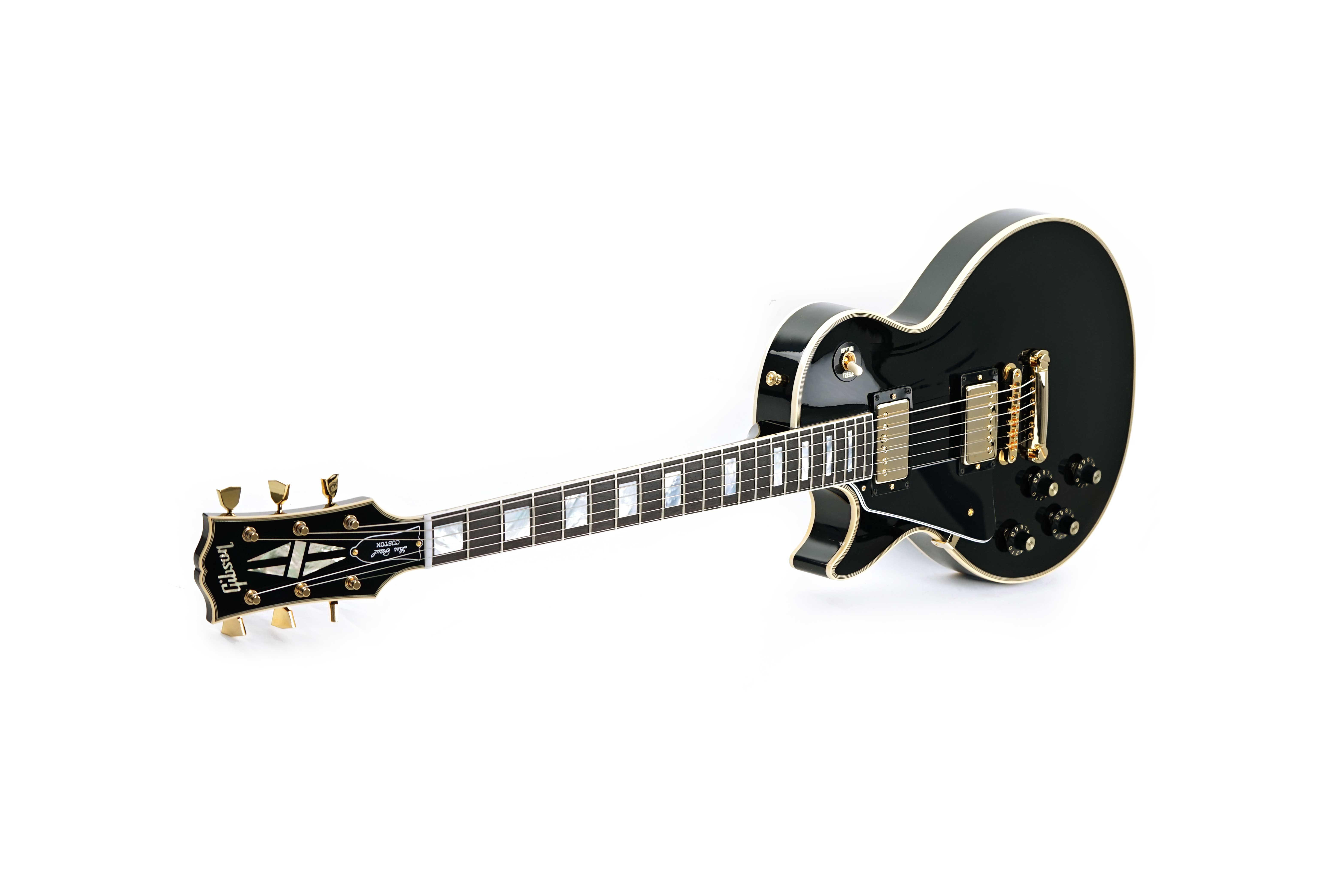 GUITARGUITAR Gibson Custom Shop 1968 Les Paul Custom Reissue Gloss Ebony Left Handed #408638