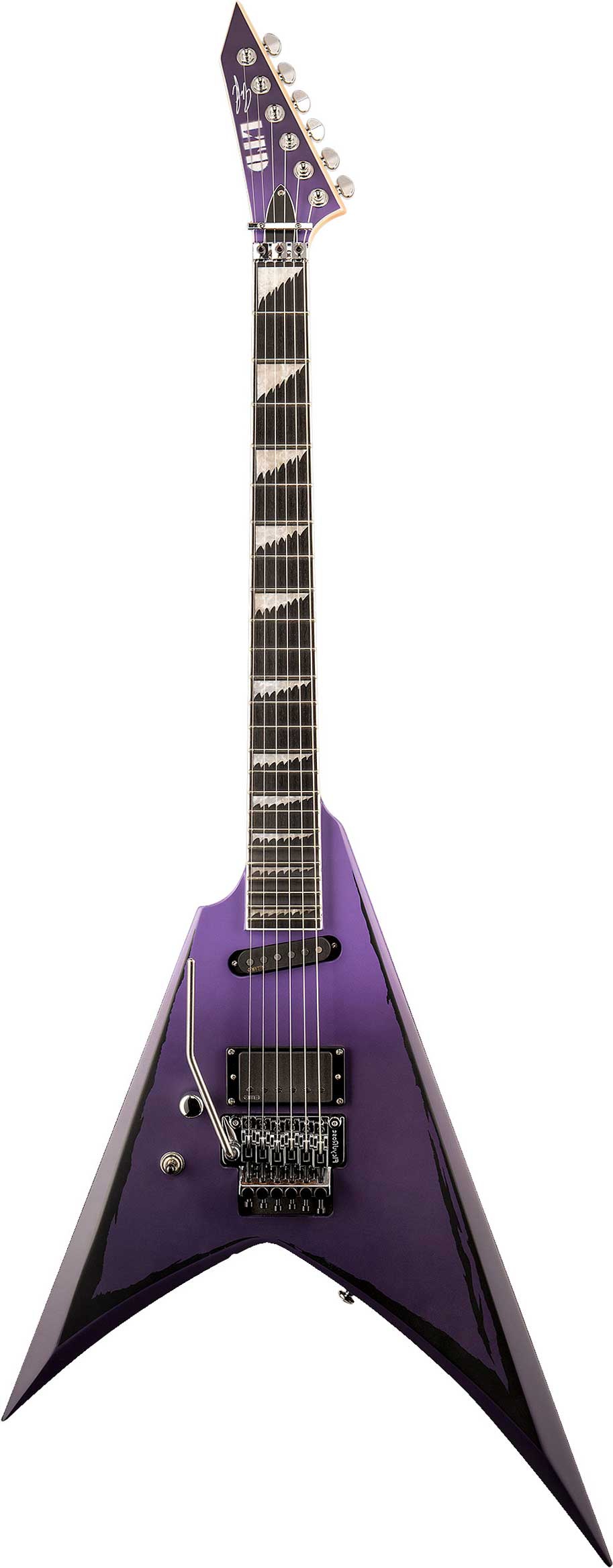 GUITARGUITAR ESP LTD Signature Alexi Laiho Ripped Purple Fade Satin Left Handed