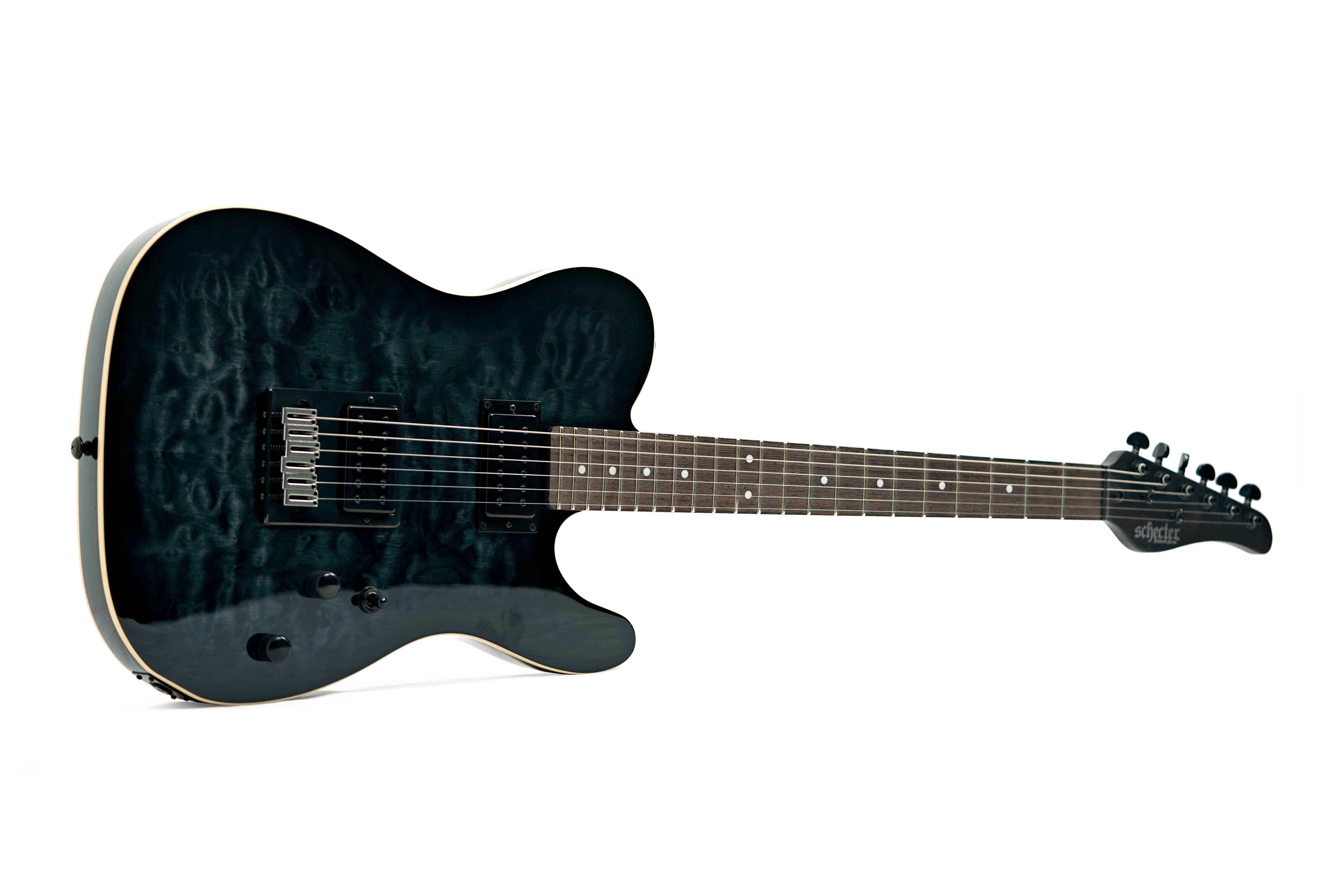 GUITARGUITAR Schecter PT Pro Trans Black Burst Wenge Neck