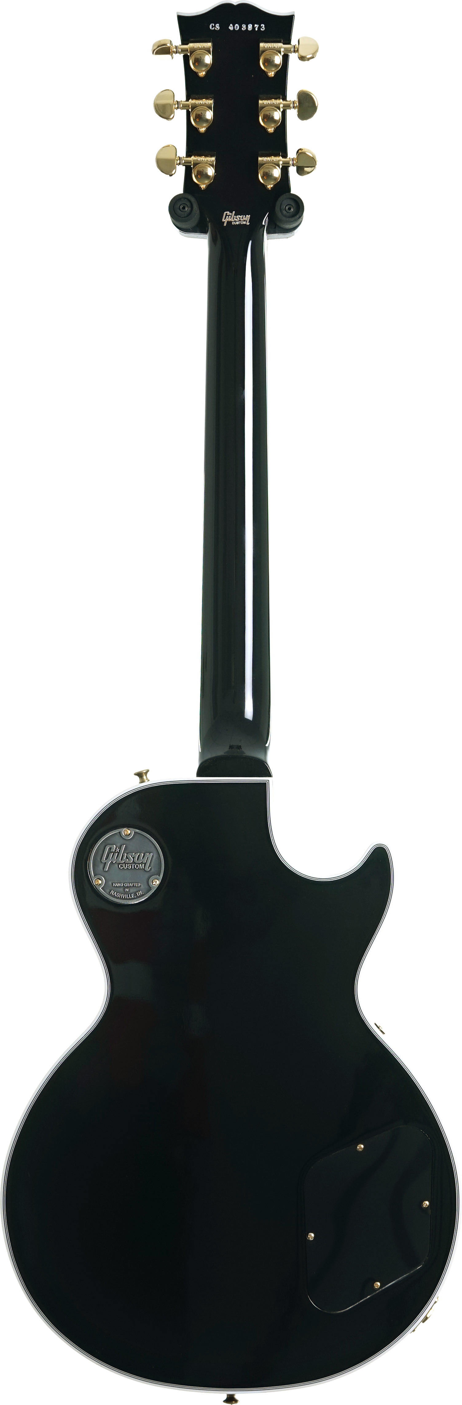 GUITARGUITAR Gibson Custom Shop Les Paul Custom Ebony Fingerboard Gloss Left Handed #CS403873