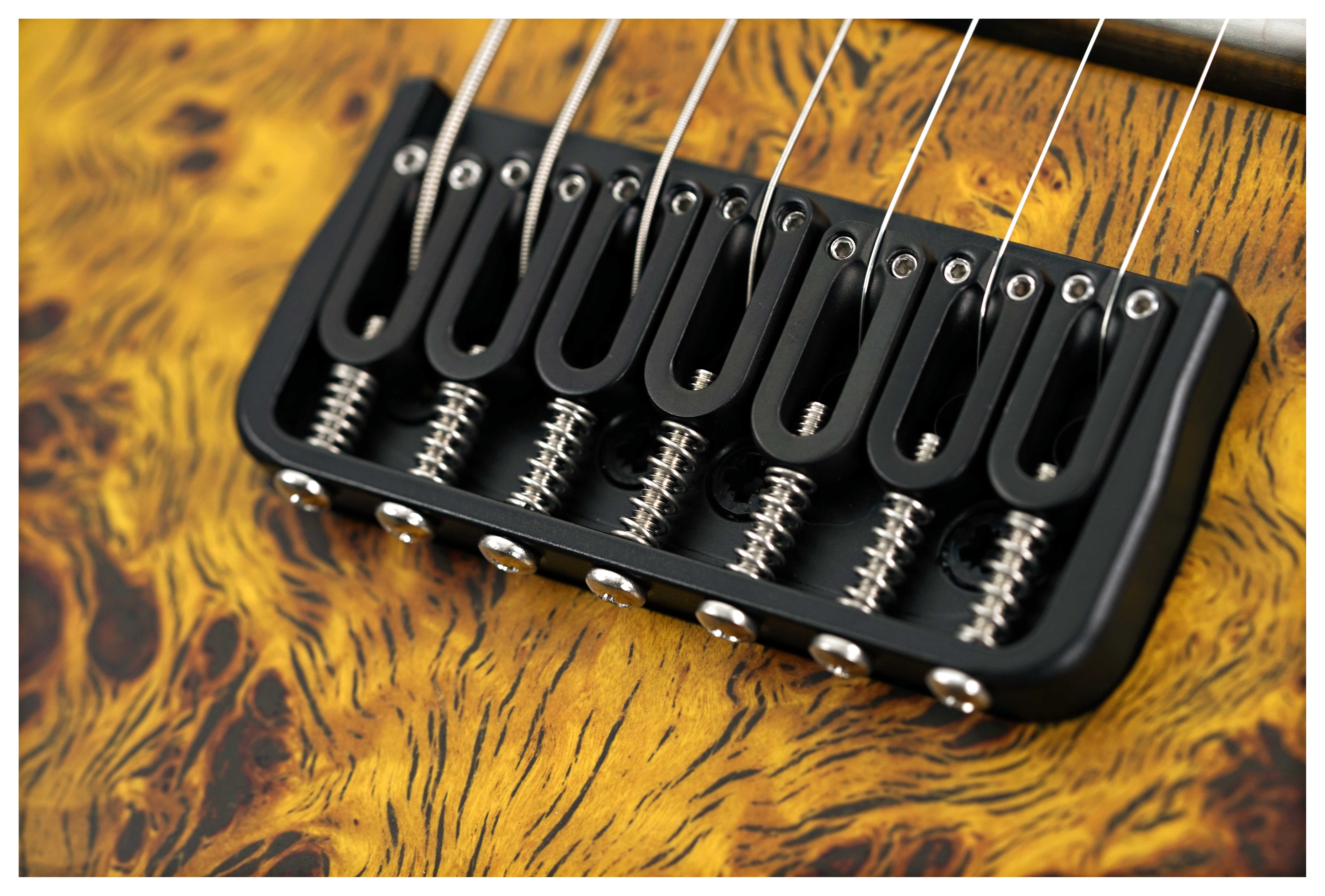GUITARGUITAR Mayones Regius 7 Eye Poplar 4A Custom Nuclear Burst Satin Black Hardware #RF2409980
