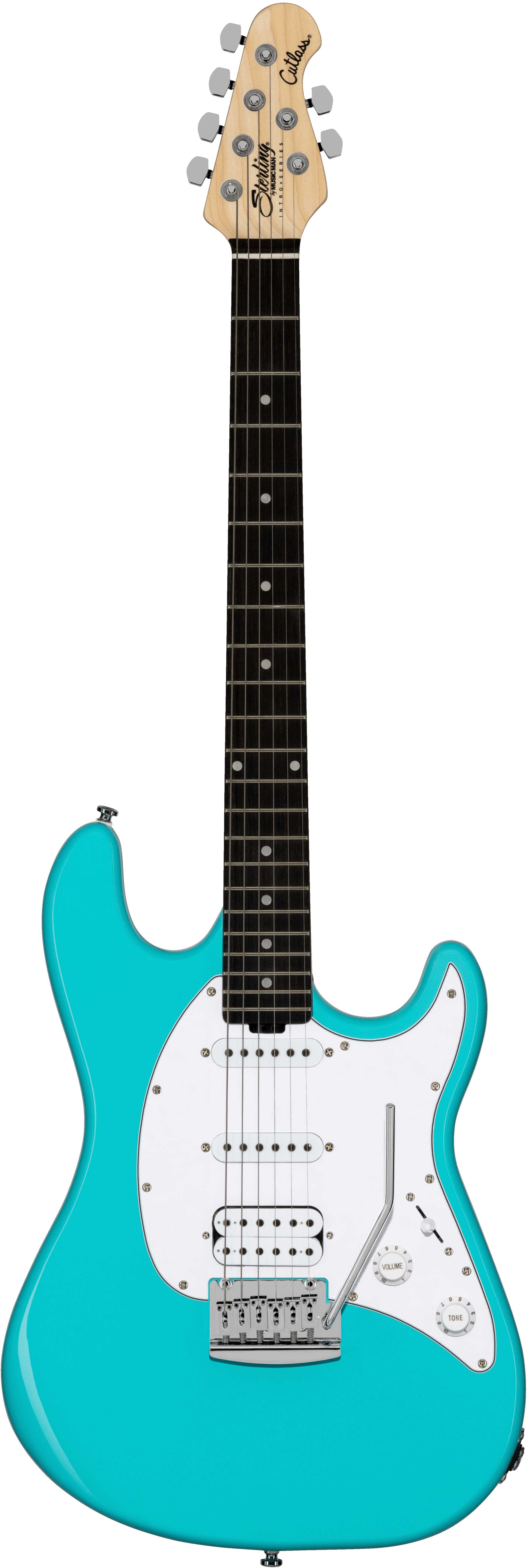 GUITARGUITAR Music Man Sterling Intro Series Cutlass CT20HSS Electric Blue Amaranth Fingerboard