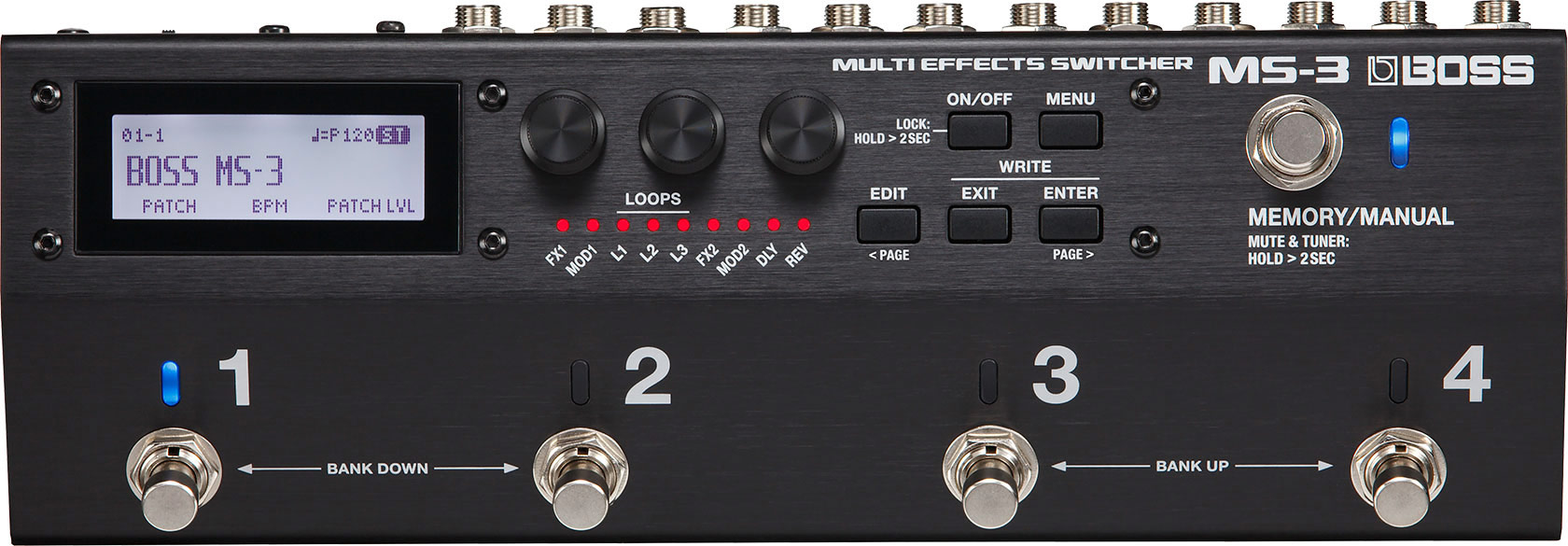 GUITARGUITAR BOSS MS-3 Multi Effects Switcher