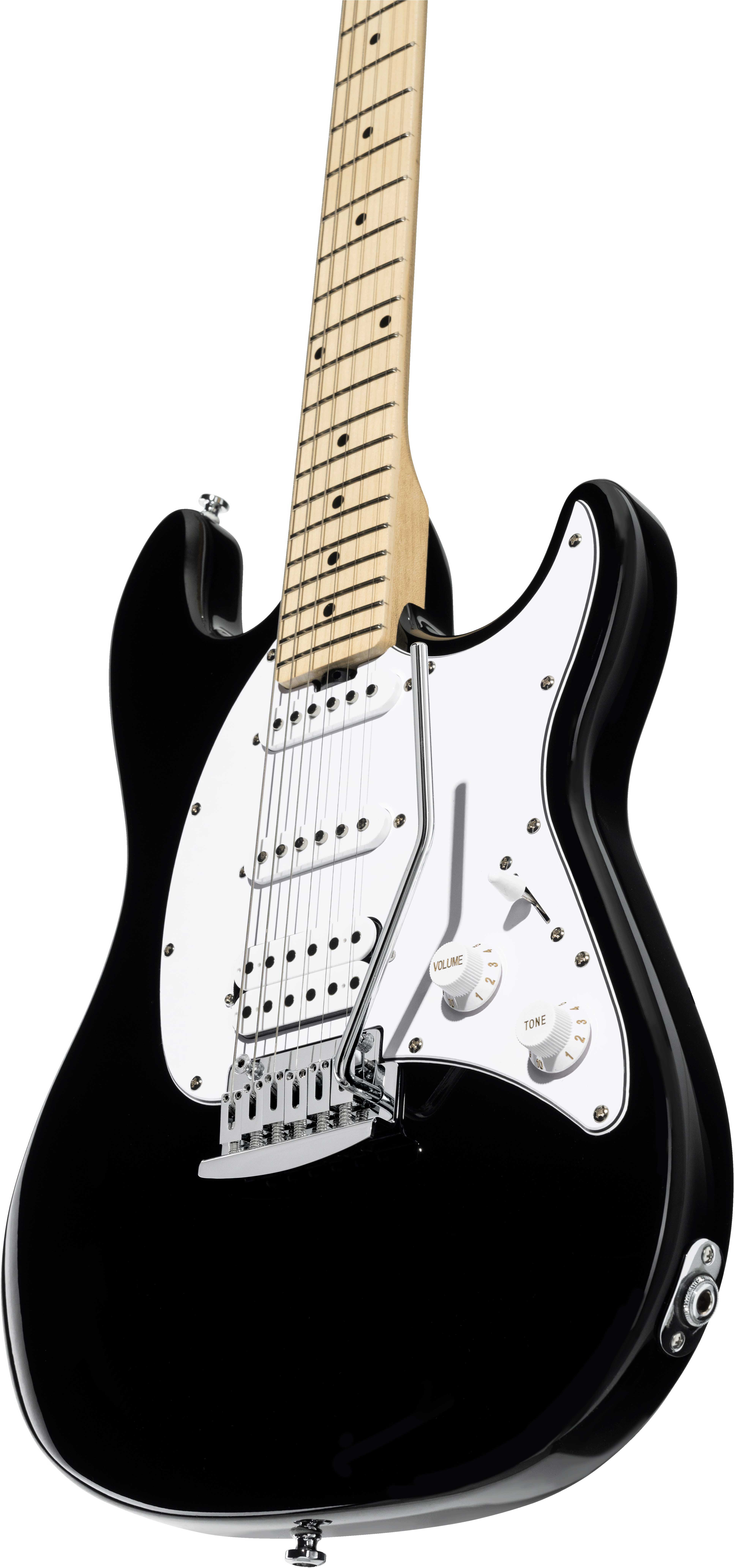 GUITARGUITAR Music Man Sterling Intro Series Cutlass CT20HSS Black Maple Fingerboard