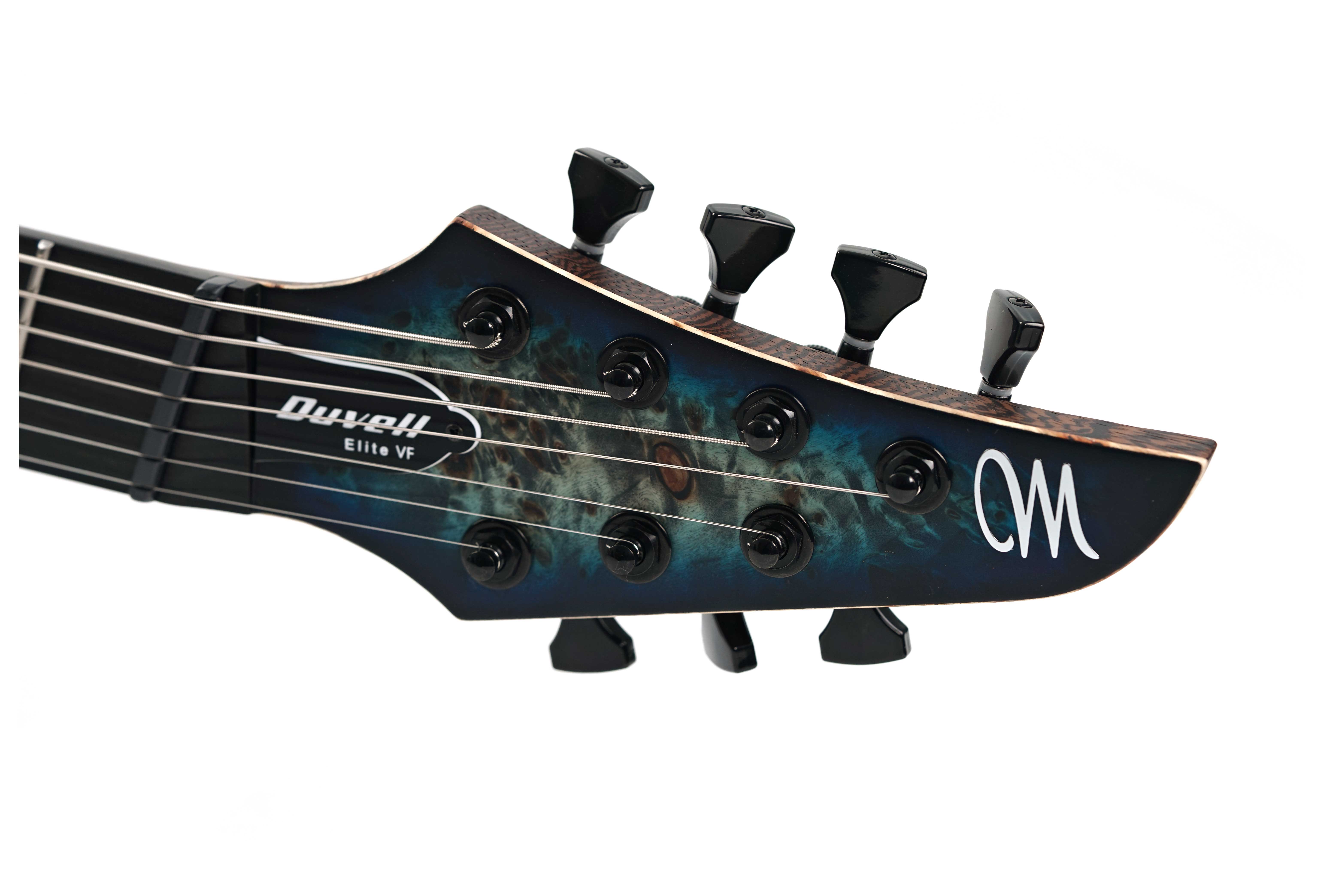 GUITARGUITAR Mayones Duvell Elite VF 7 Eye Poplar 3A Trans Grey Blue Burst #DF2408819