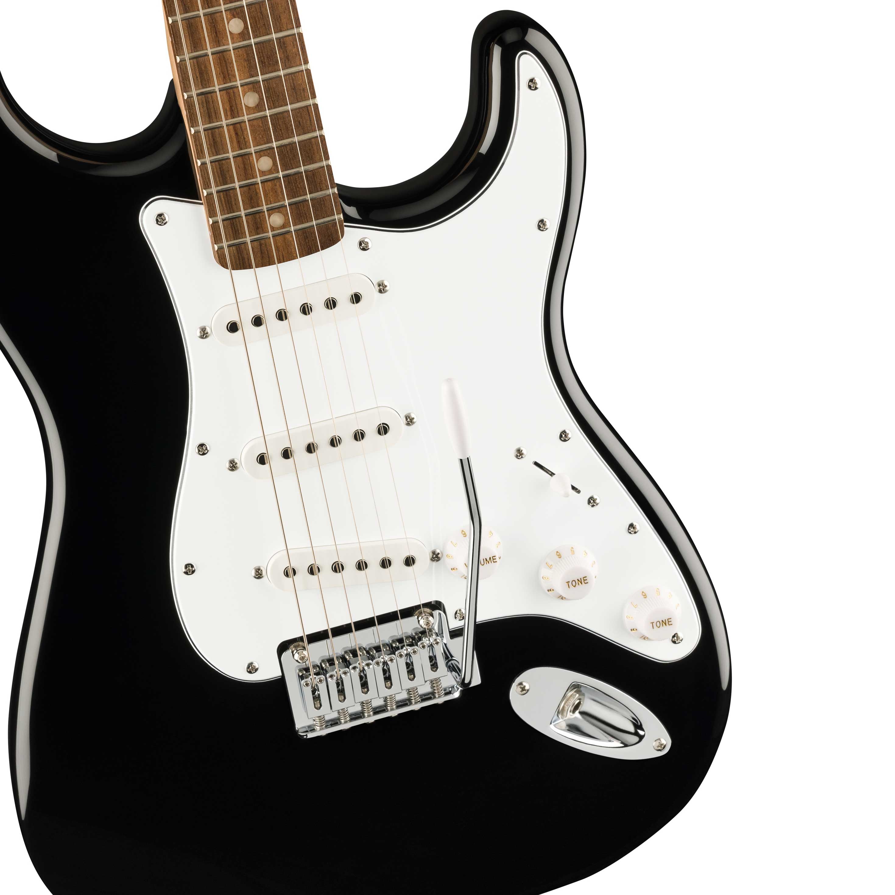 GUITARGUITAR Squier Affinity Series Stratocaster Mustang Micro Pack Indian Laurel Fingerboard Black Gig Bag