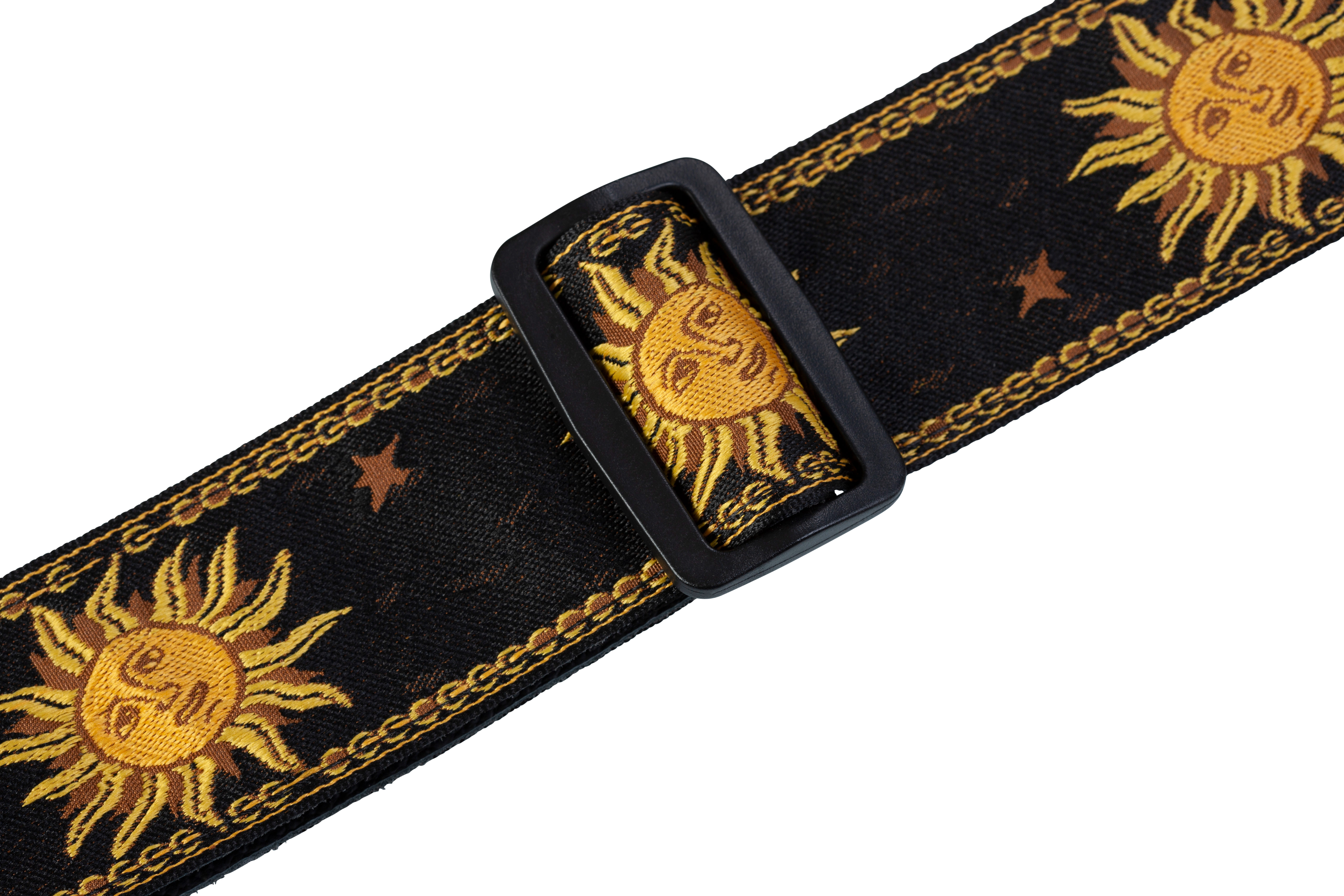 GUITARGUITAR Levy's MPJGSUNBLK Jaquard Sun Images Strap