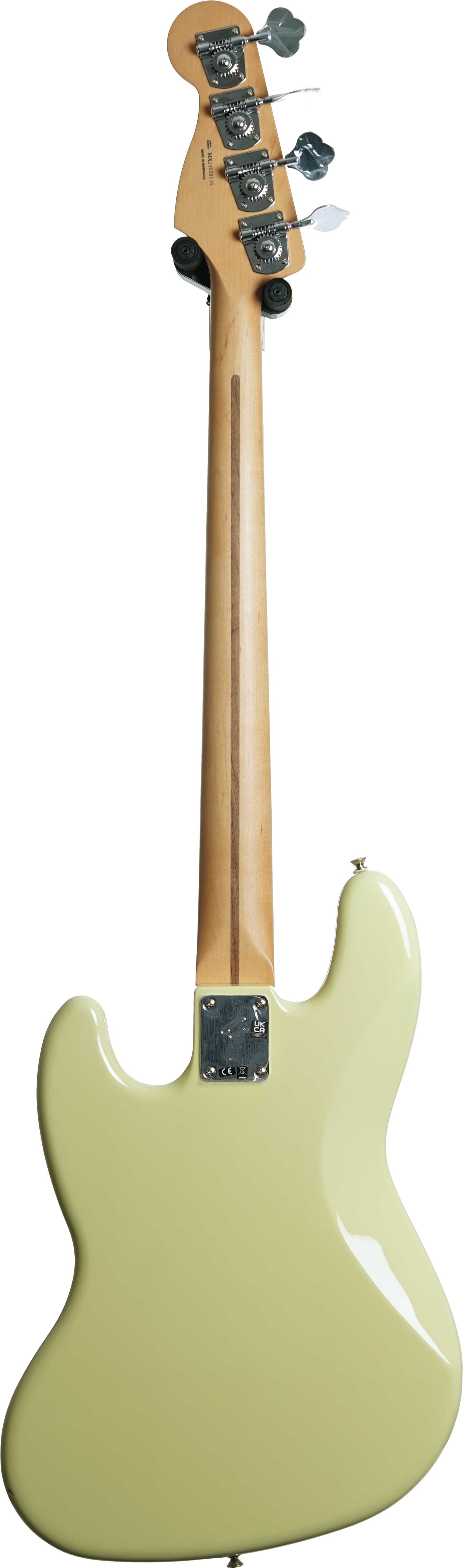 GUITARGUITAR Fender Player II Jazz Bass Hialeah Yellow Rosewood Fingerboard