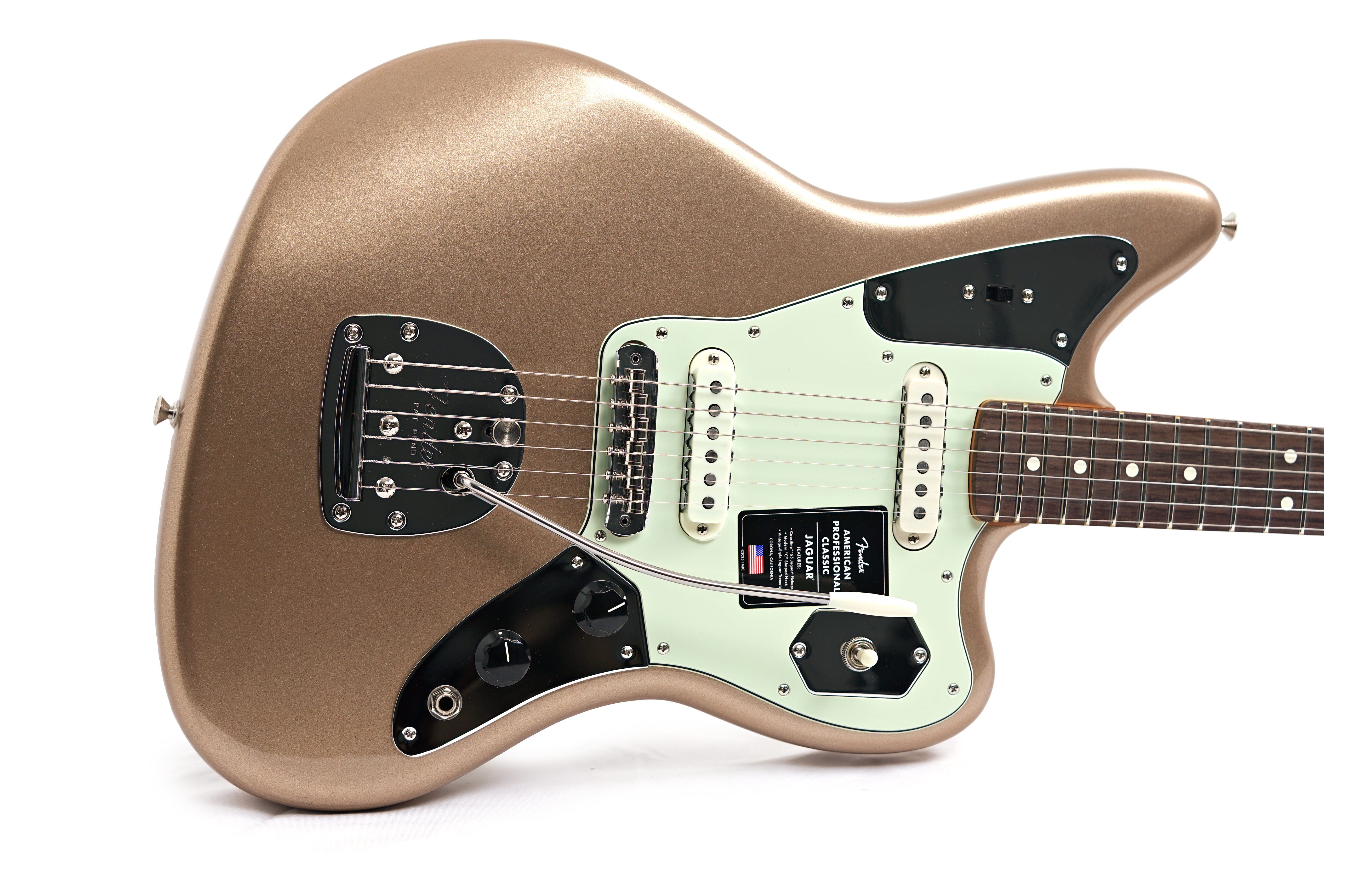 GUITARGUITAR Fender American Professional Classic Jaguar Faded Firemist Gold Rosewood Fingerboard #US25096909