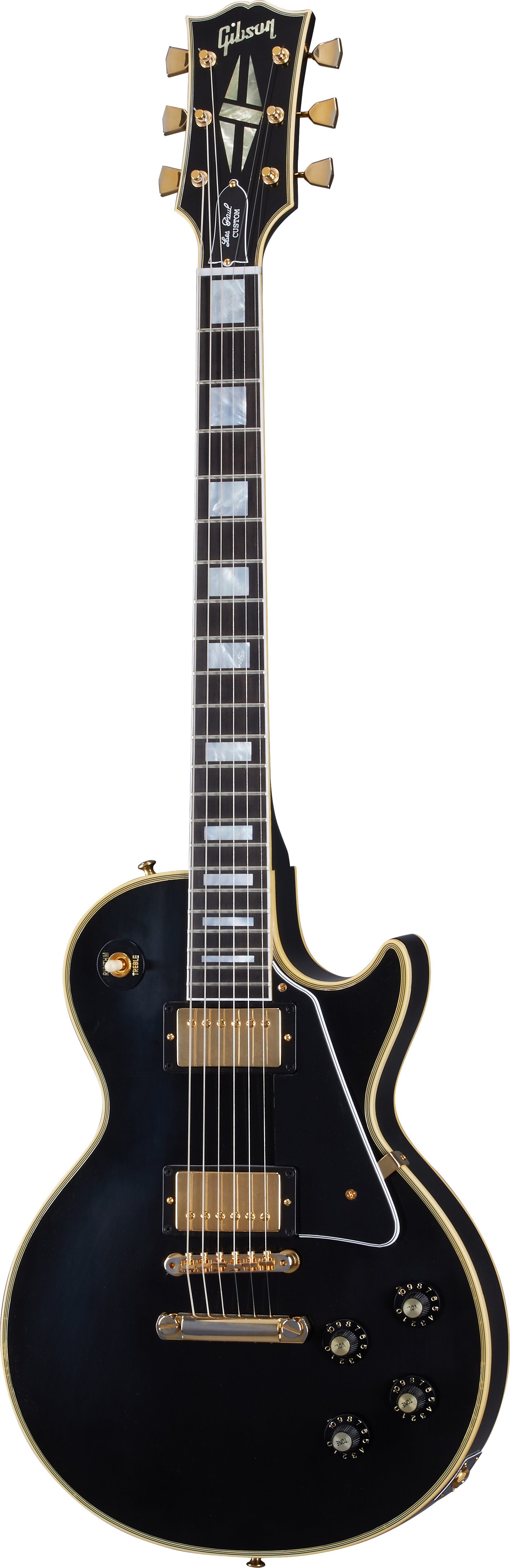 GUITARGUITAR Gibson Custom Shop Murphy Lab 1968 Les Paul Custom Reissue Ultra Light Aged Ebony