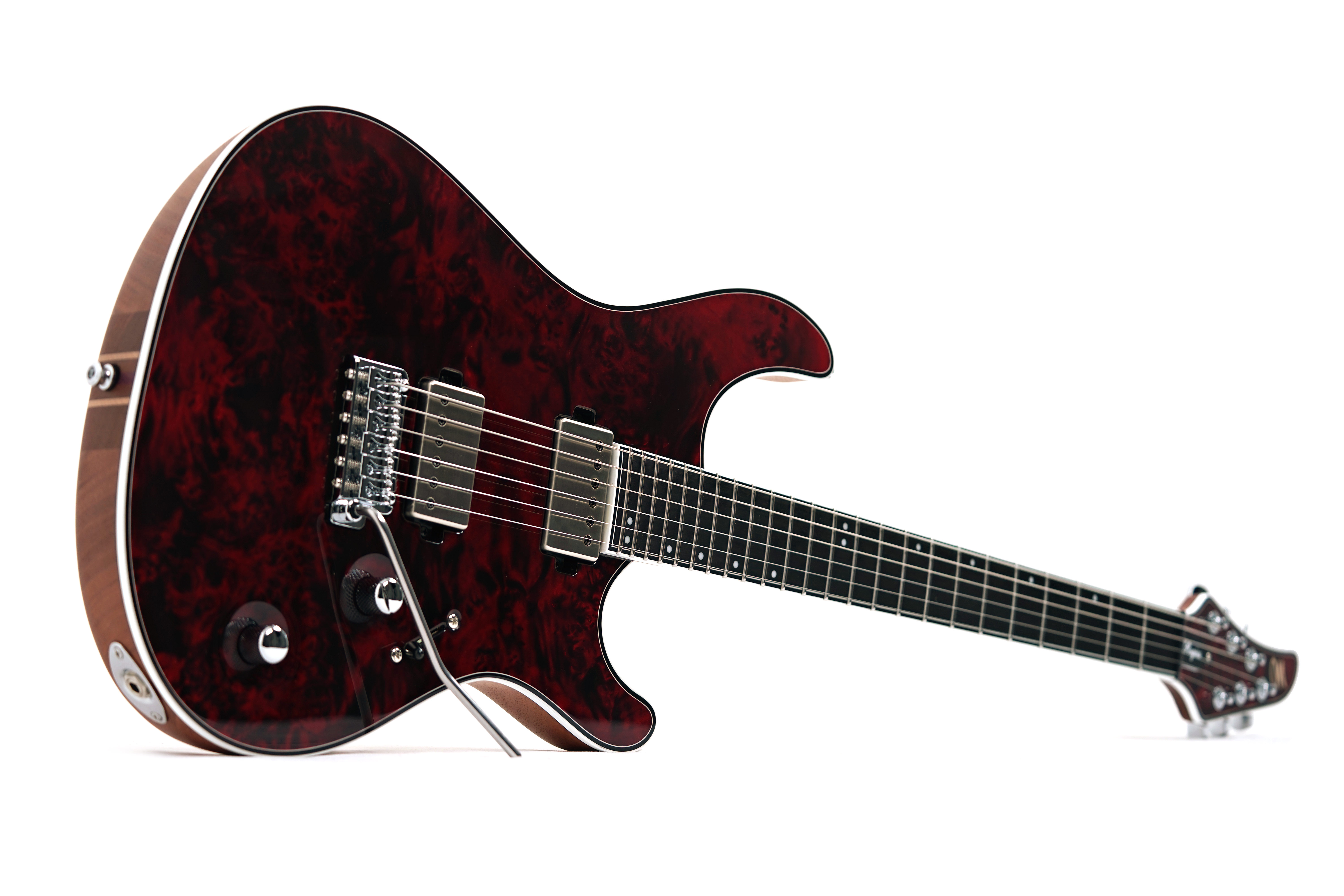 GUITARGUITAR Mayones Regius V24 6, Eye Poplar, Trans Dirty Red Gloss #RP2510410