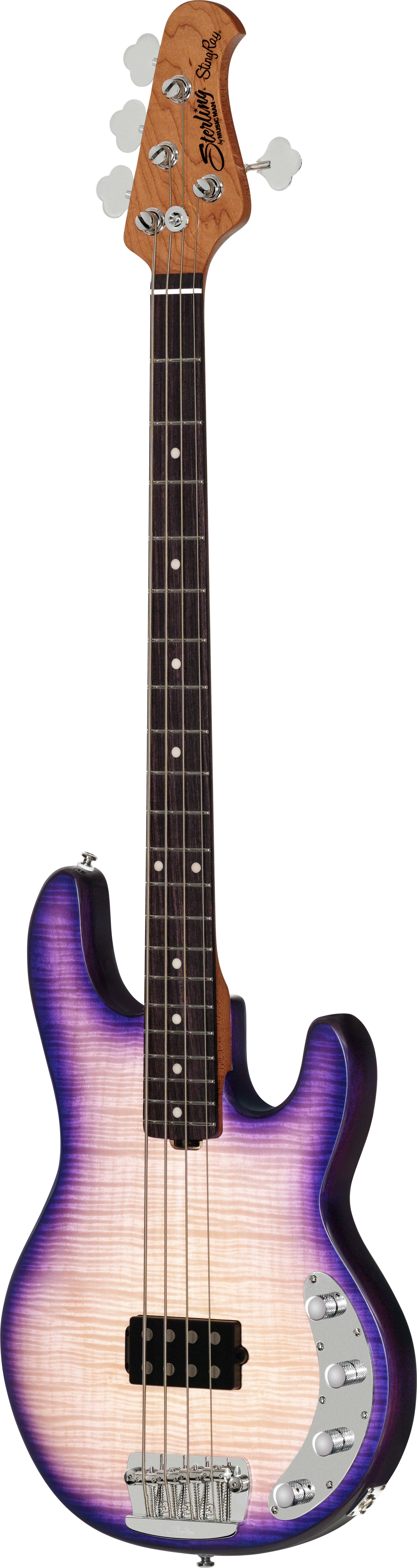 GUITARGUITAR Music Man Sterling StingRay Ray34 Flame Purple Sunset