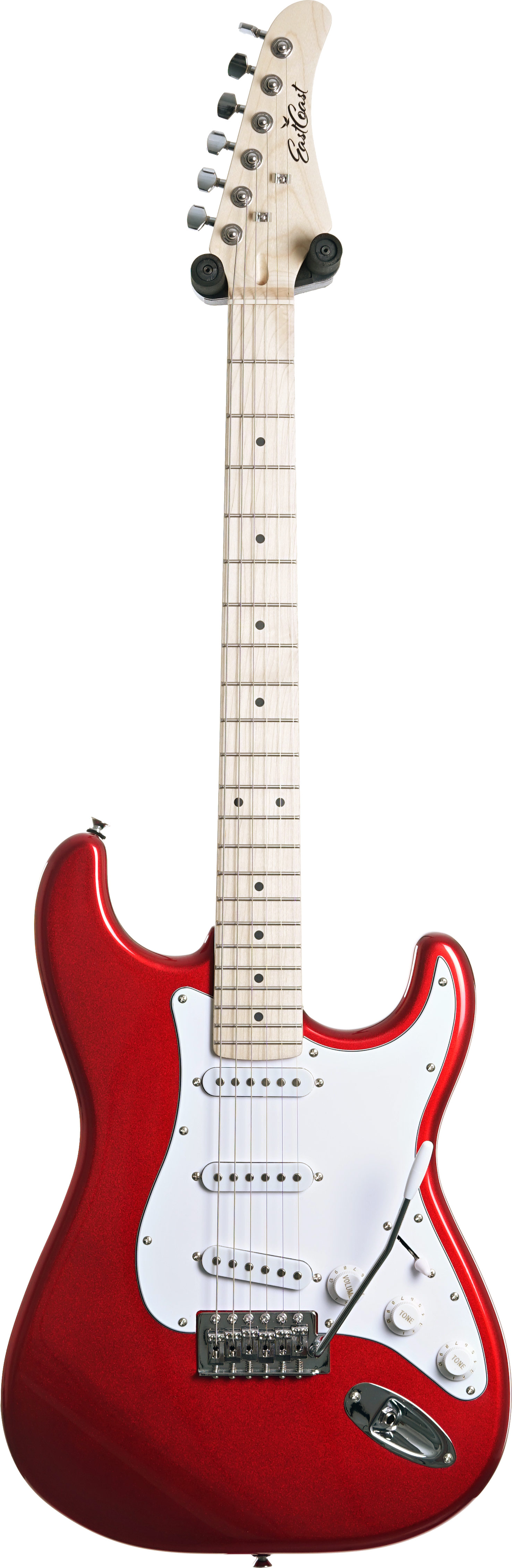 GUITARGUITAR EastCoast ST1 Candy Red Maple Fingerboard