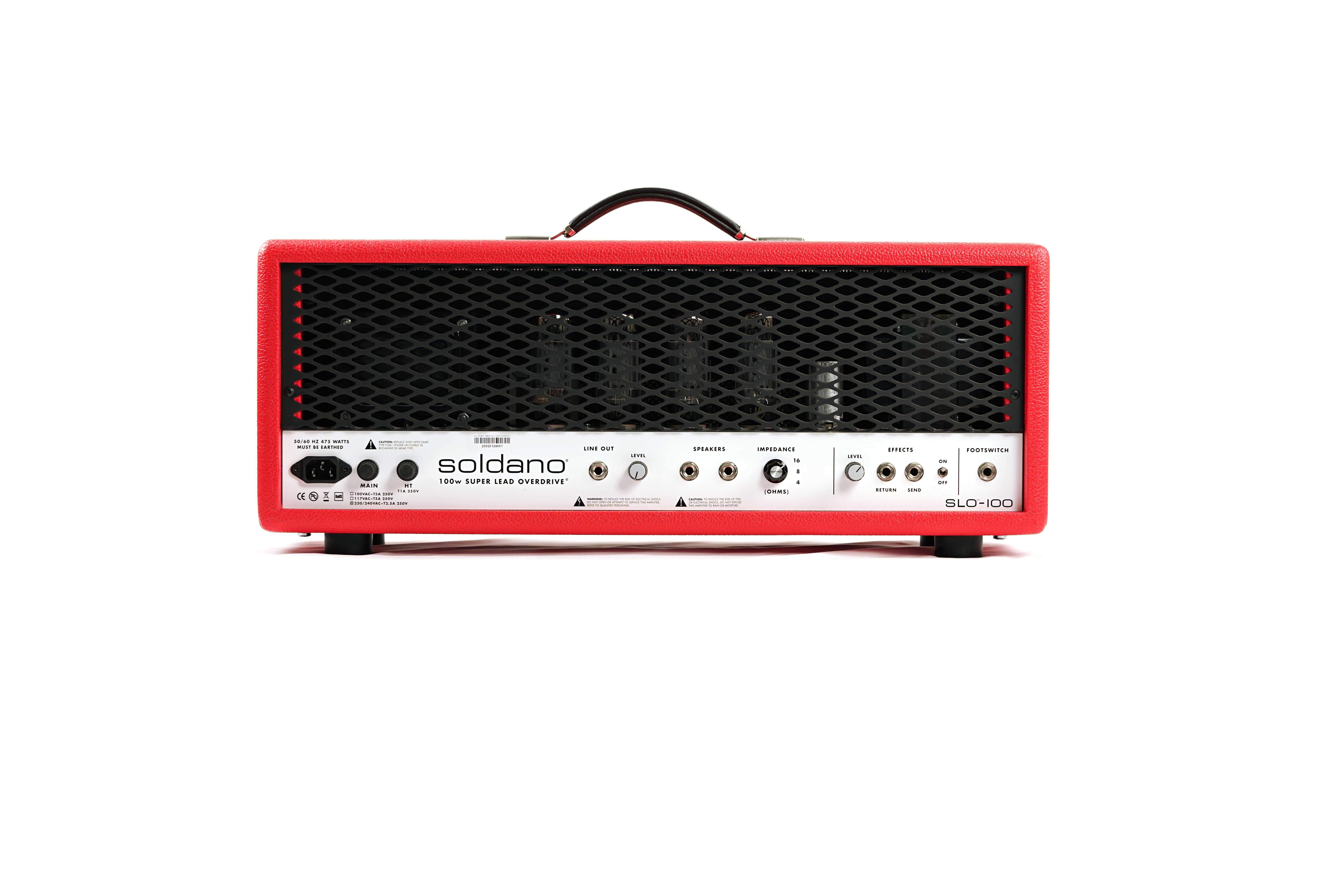 GUITARGUITAR Soldano SLO-100 Red Tolex Valve Amp Head