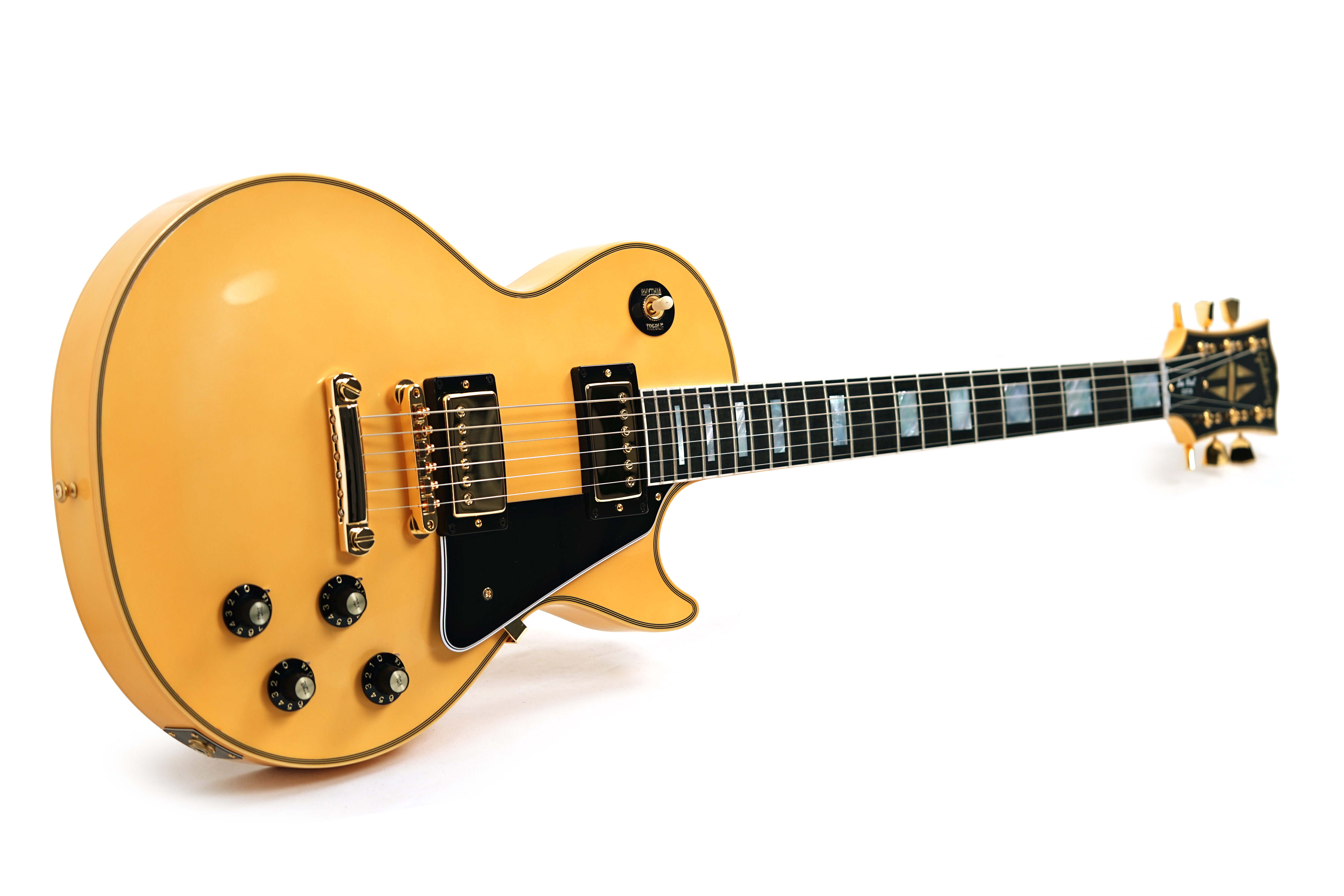 GUITARGUITAR Gibson Custom Shop Made 2 Measure 1968 Les Paul Custom Heavy Antique White VOS Gold Hardware #508048