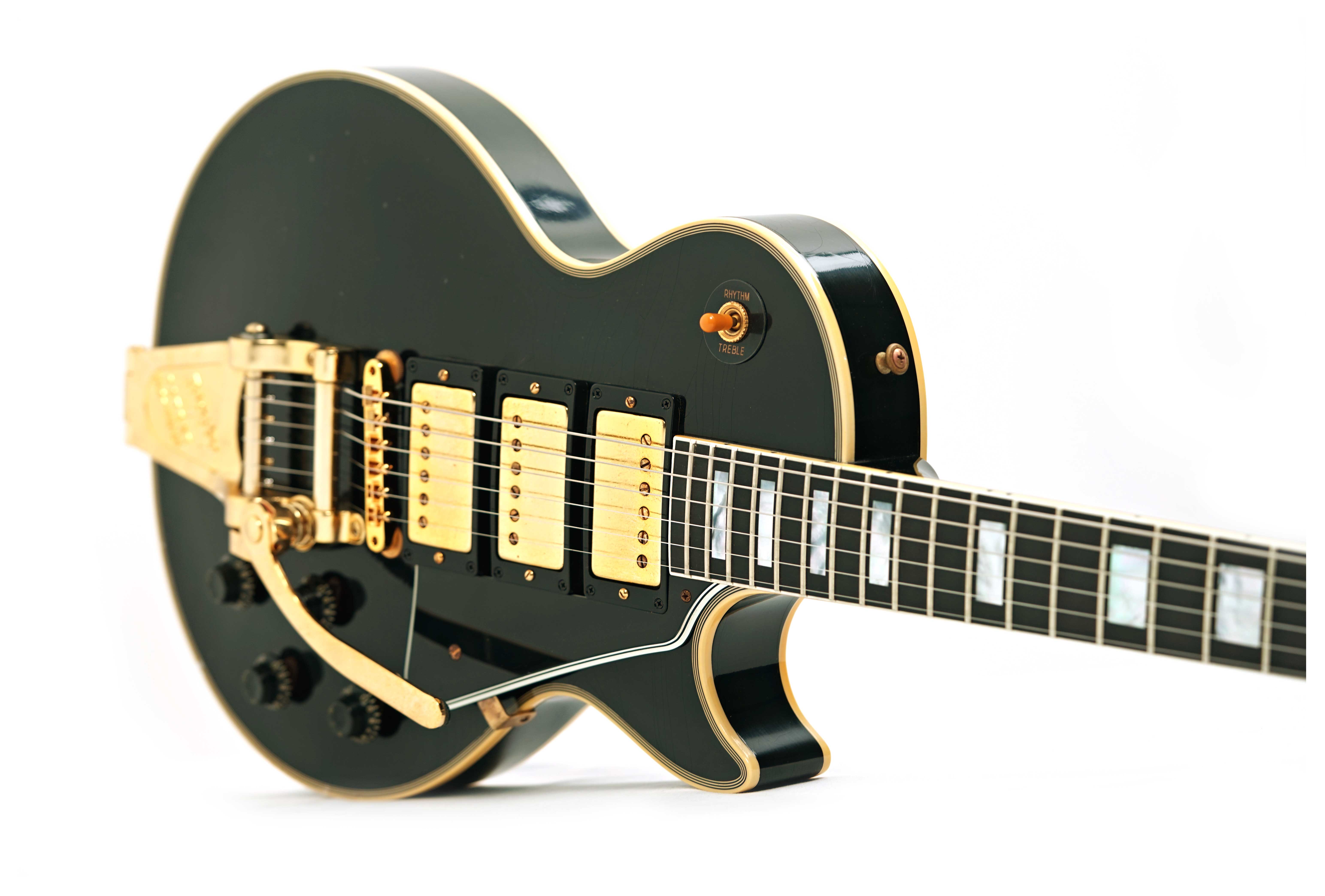 GUITARGUITAR Gibson Custom Shop Murphy Lab 1957 Les Paul Custom Reissue 3-Pickup Bigsby Light Aged #75997