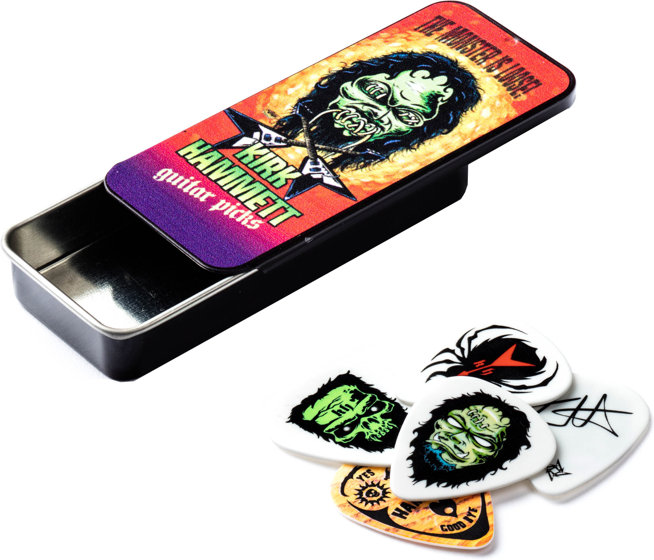 GUITARGUITAR Dunlop KH01T088 The Monster Is Loose Kirk Hammett Pick Tin