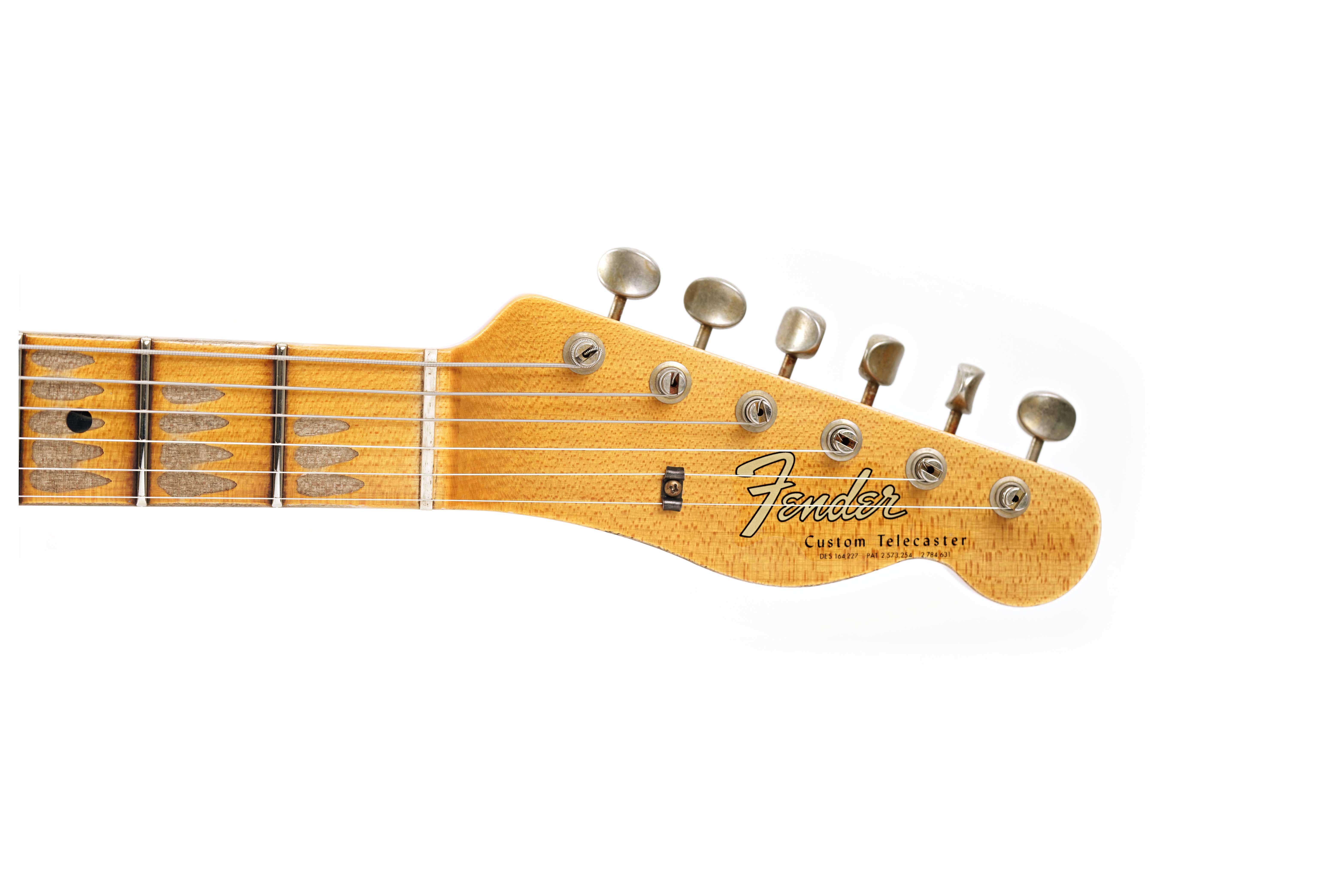 GUITARGUITAR Fender Custom Shop 1965 Telecaster Custom Heavy Relic Dakota Red Maple Fingerboard