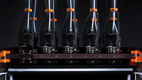 Prusa multi color 3D printing