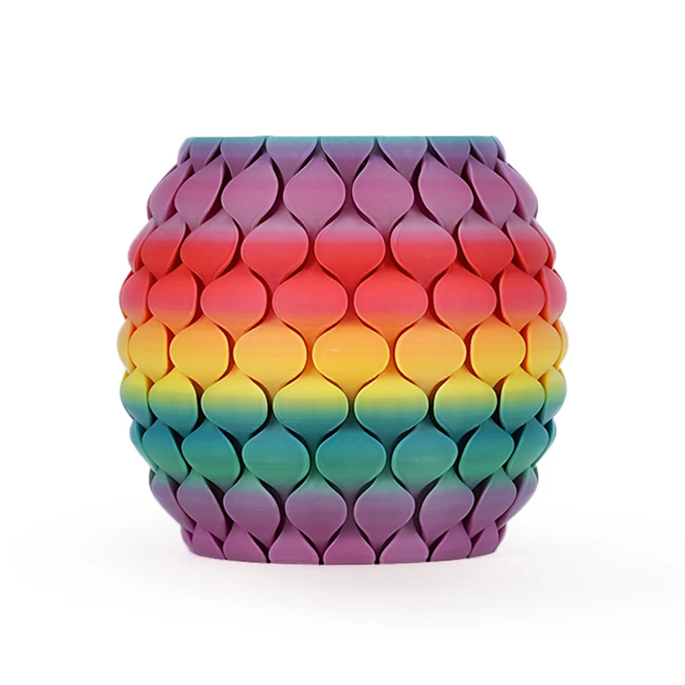 [MOQ: 3KG] PLA, SILK, PETG Rainbow Filament 3D Printer Filament 1KG