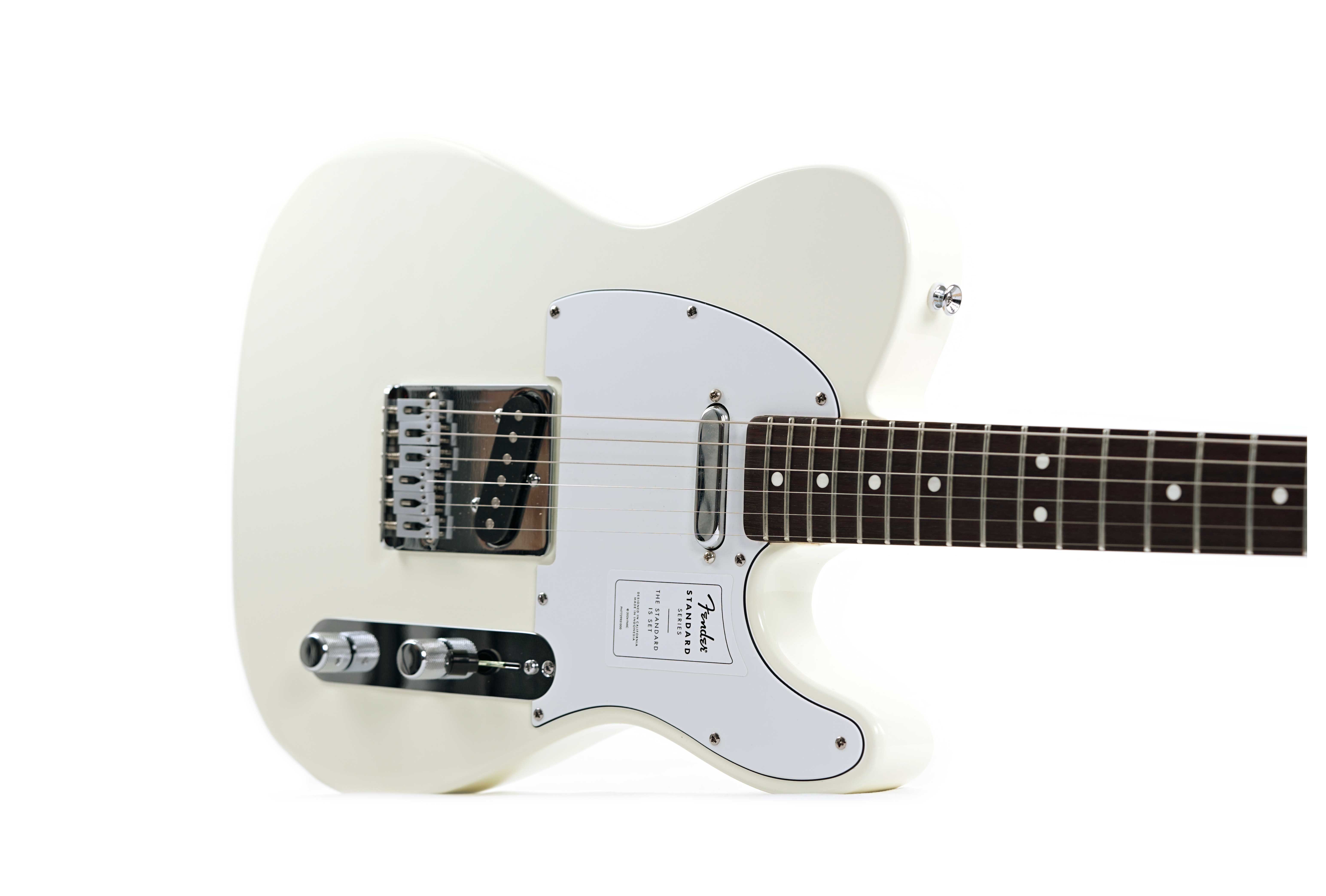 GUITARGUITAR Fender Standard Telecaster Olympic White Indian Laurel Fingerboard