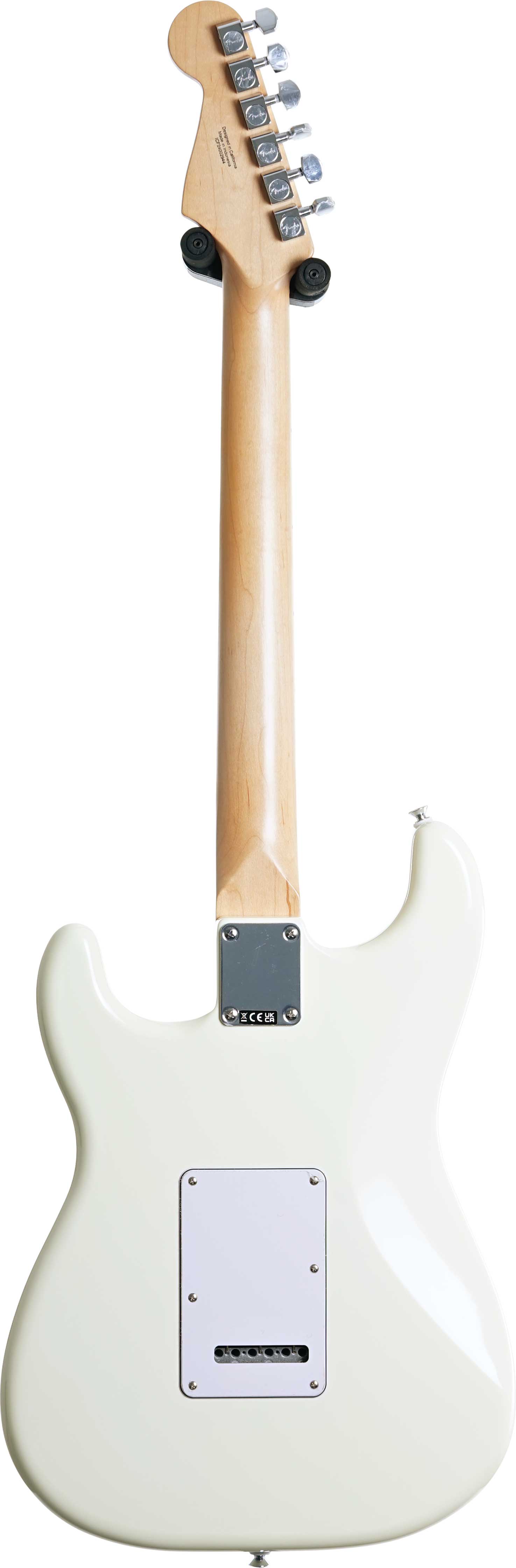 GUITARGUITAR Fender Standard Stratocaster Olympic White Maple Fingerboard