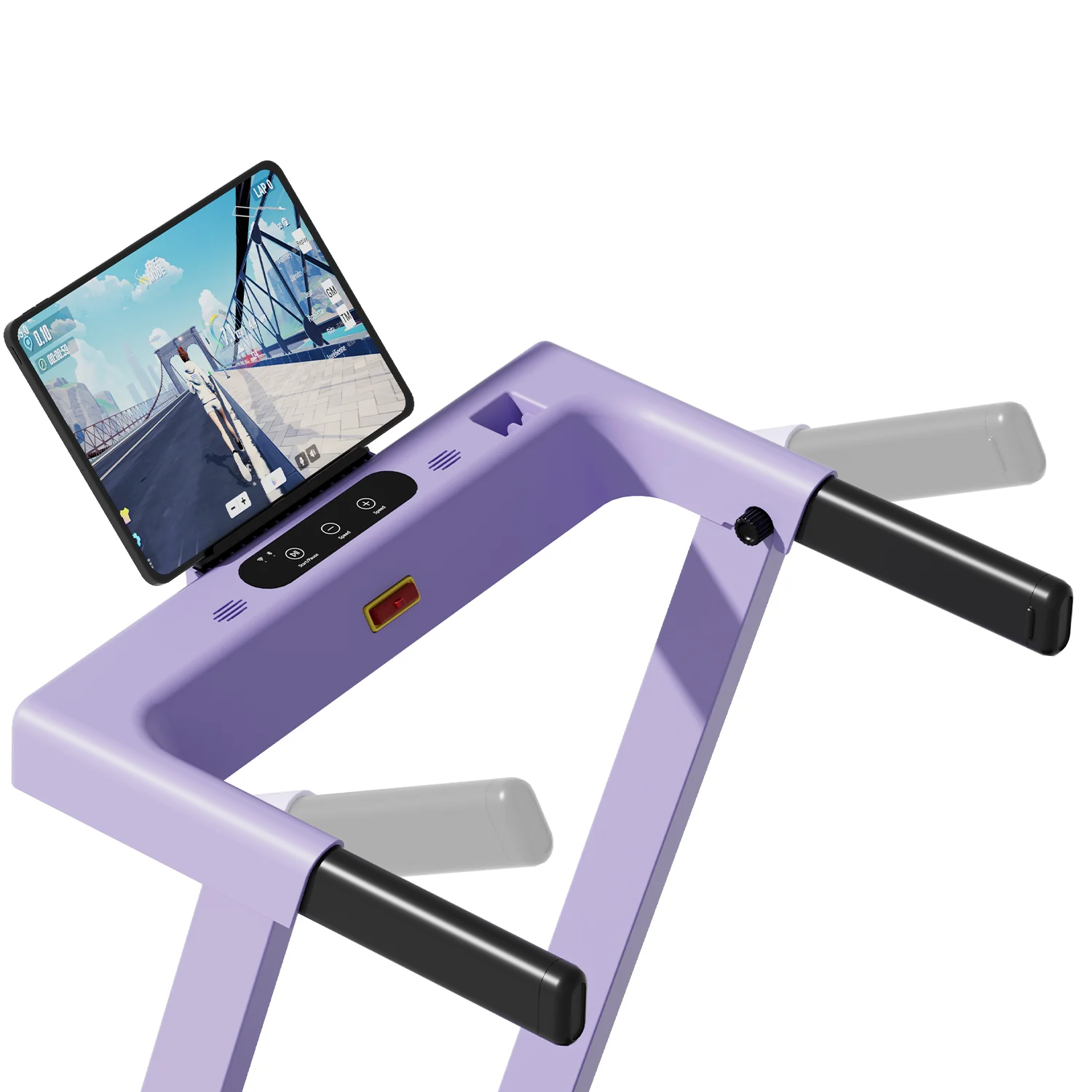 DeerRun All-New 2026 A1 Pro Move+  6% Incline Foldable Treadmill——Upgraded Chip & NFC Support | 350 lbs, 10 mph Dreamy Violet