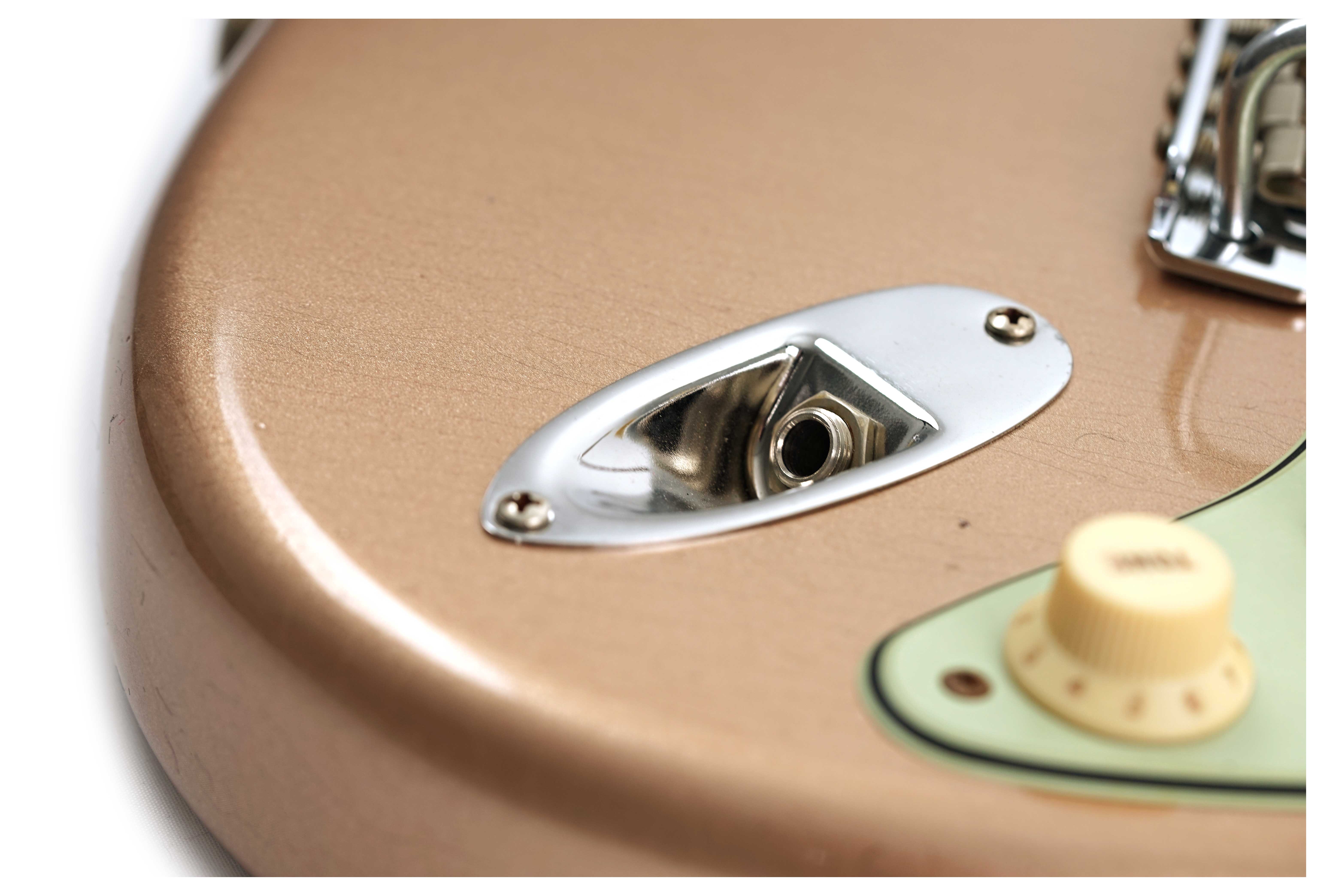 GUITARGUITAR Fender Custom Shop 1959 Stratocaster Journeyman Relic Super Faded Aged Firemist Gold #CZ581728