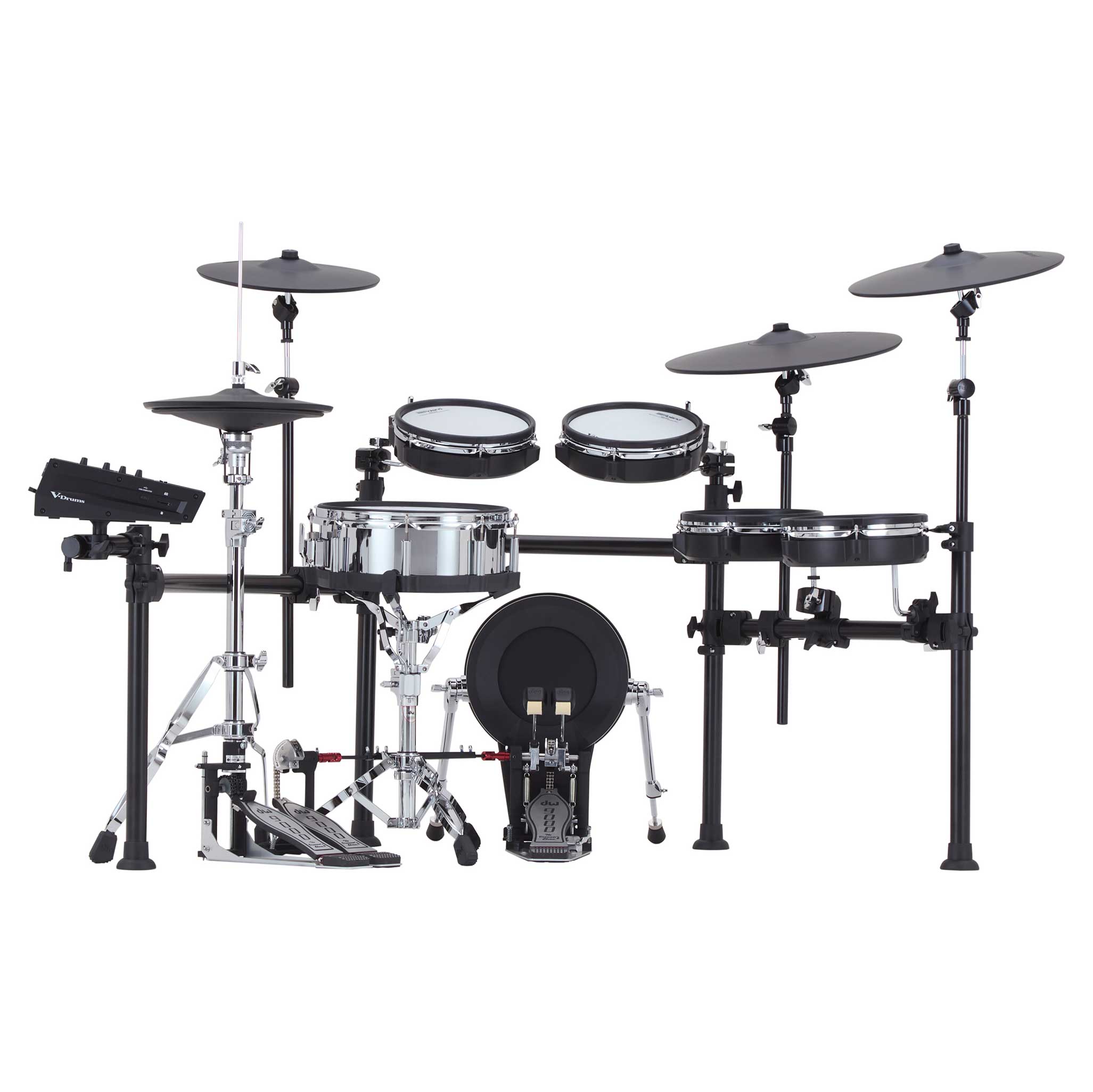 GUITARGUITAR Roland TD713 Kit Flagship V-Drums with V71 Sound Module and Standard Rack-Style Drum Stand