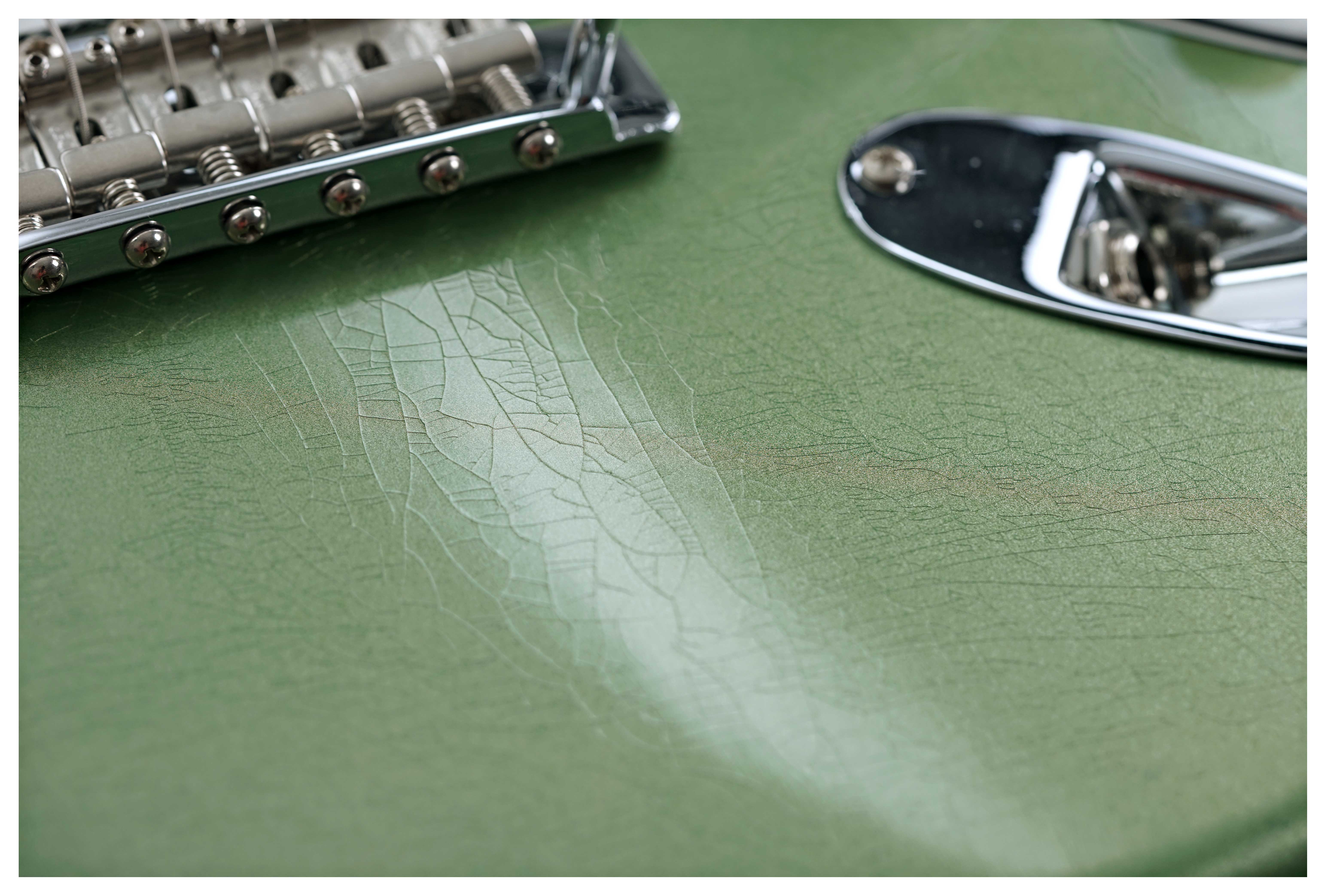 GUITARGUITAR Fender Custom Shop Limited Edition Roasted 1965 Stratocaster Lush Closet Classic Aged Sage Green Metallic #CZ579161
