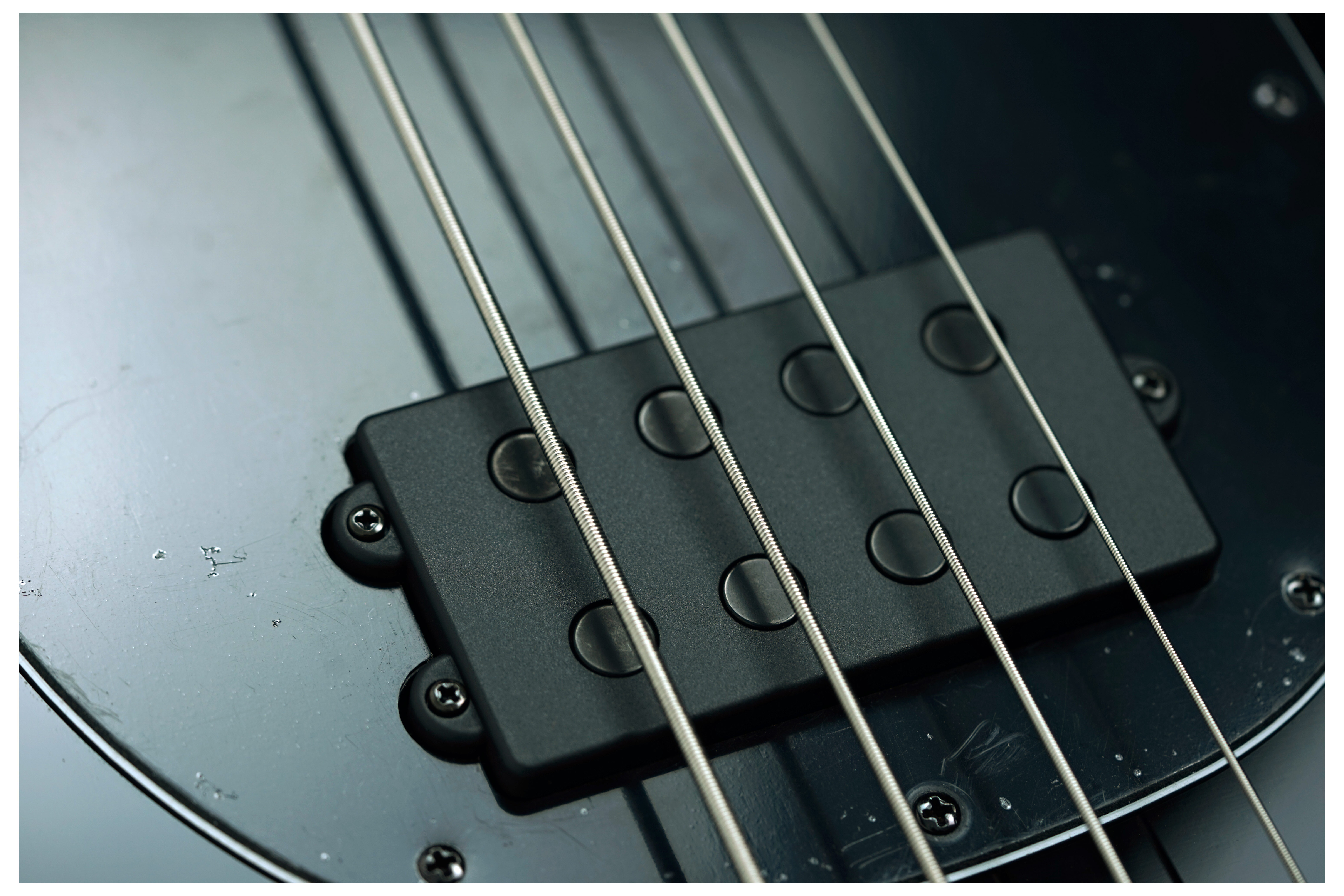 GUITARGUITAR Music Man DarkRay 4 Obisidian Black Ebony Fingerboard #S13624