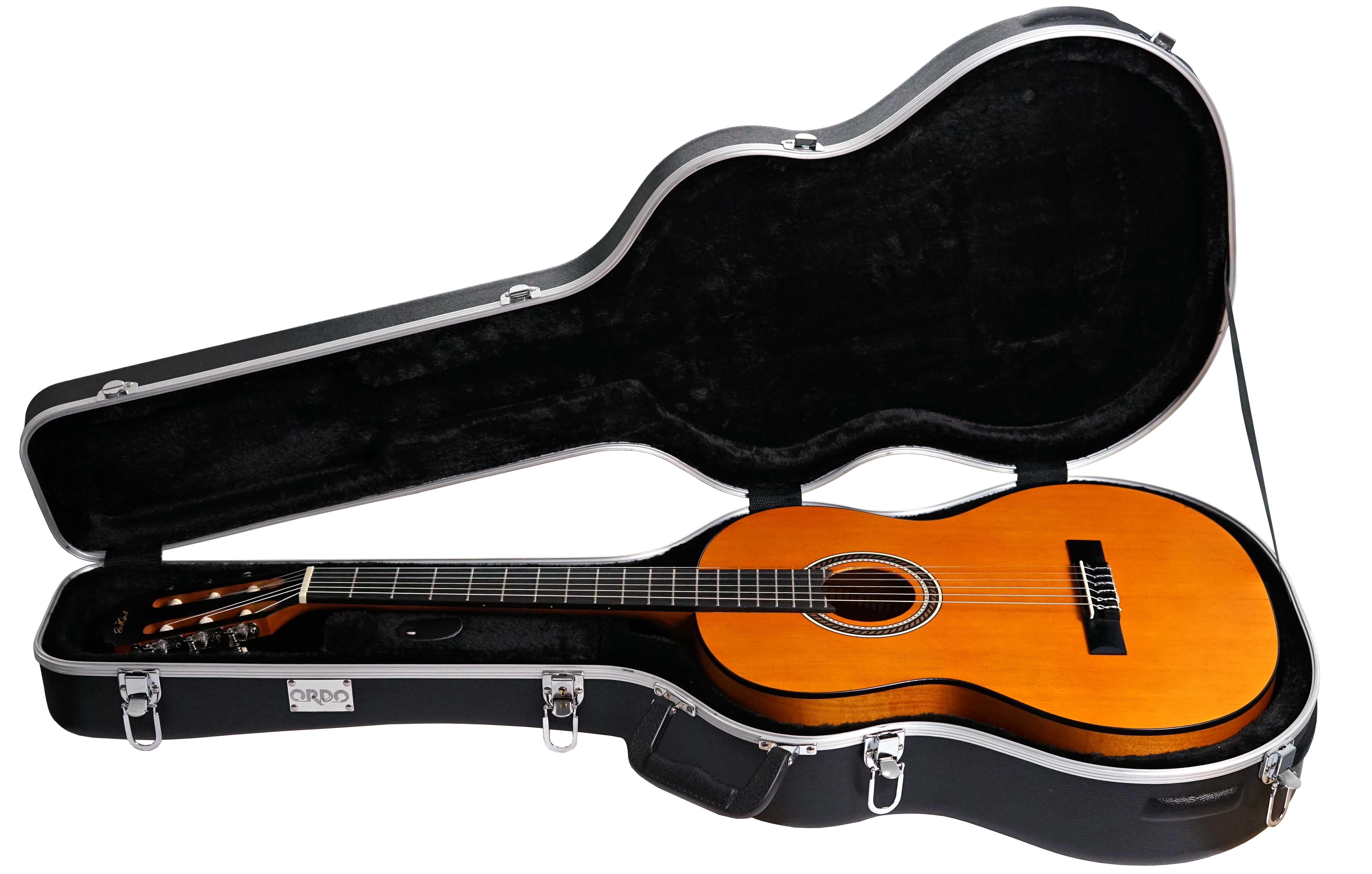GUITARGUITAR Ordo GC-2GCP Deluxe Classical Guitar ABS Hard Case